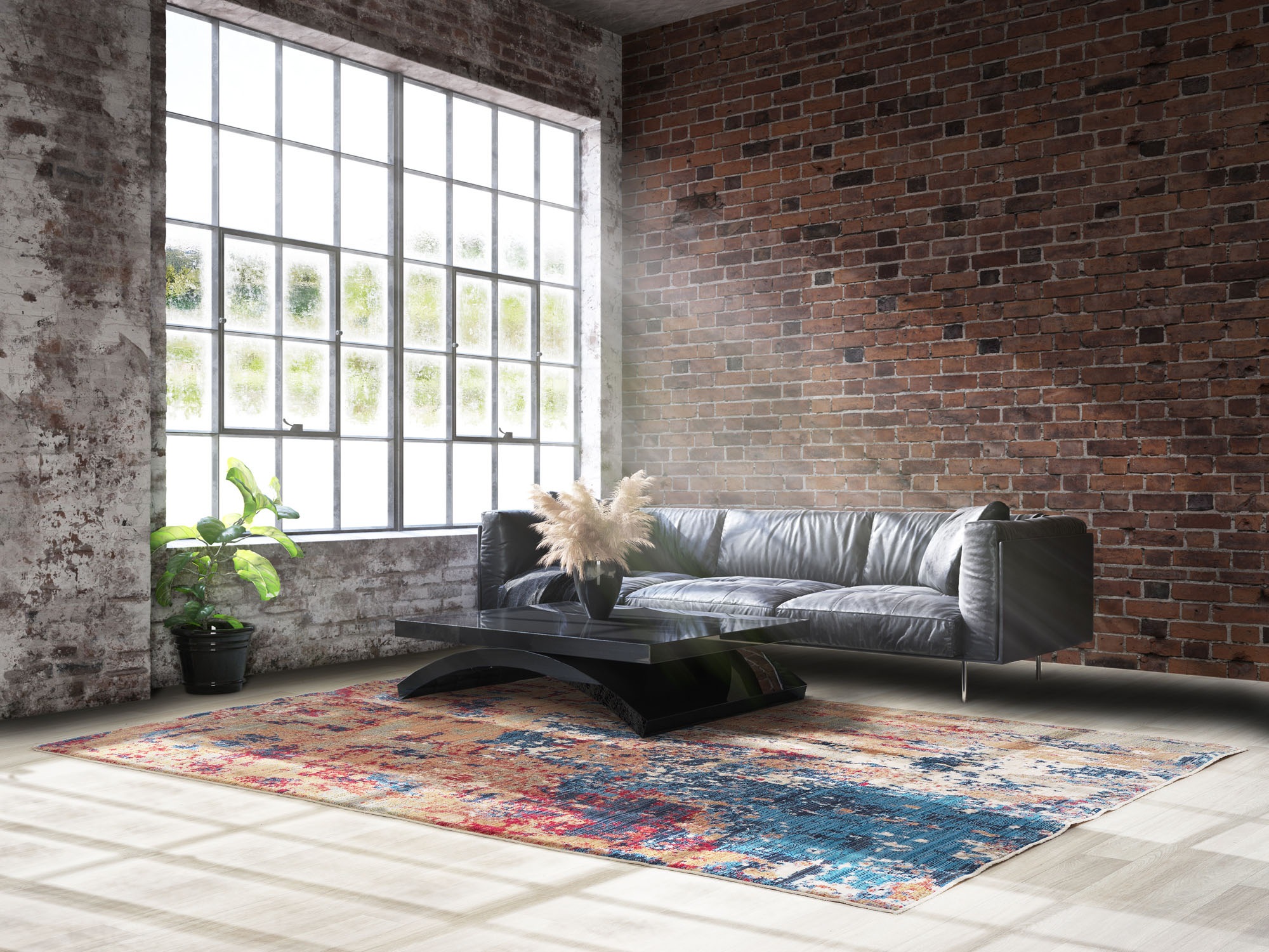 GALLERY M branded by Musterring Teppich »Corso«, rechteckig, 8 mm Höhe, Kurzflor, Vintage, Wohnzimmer