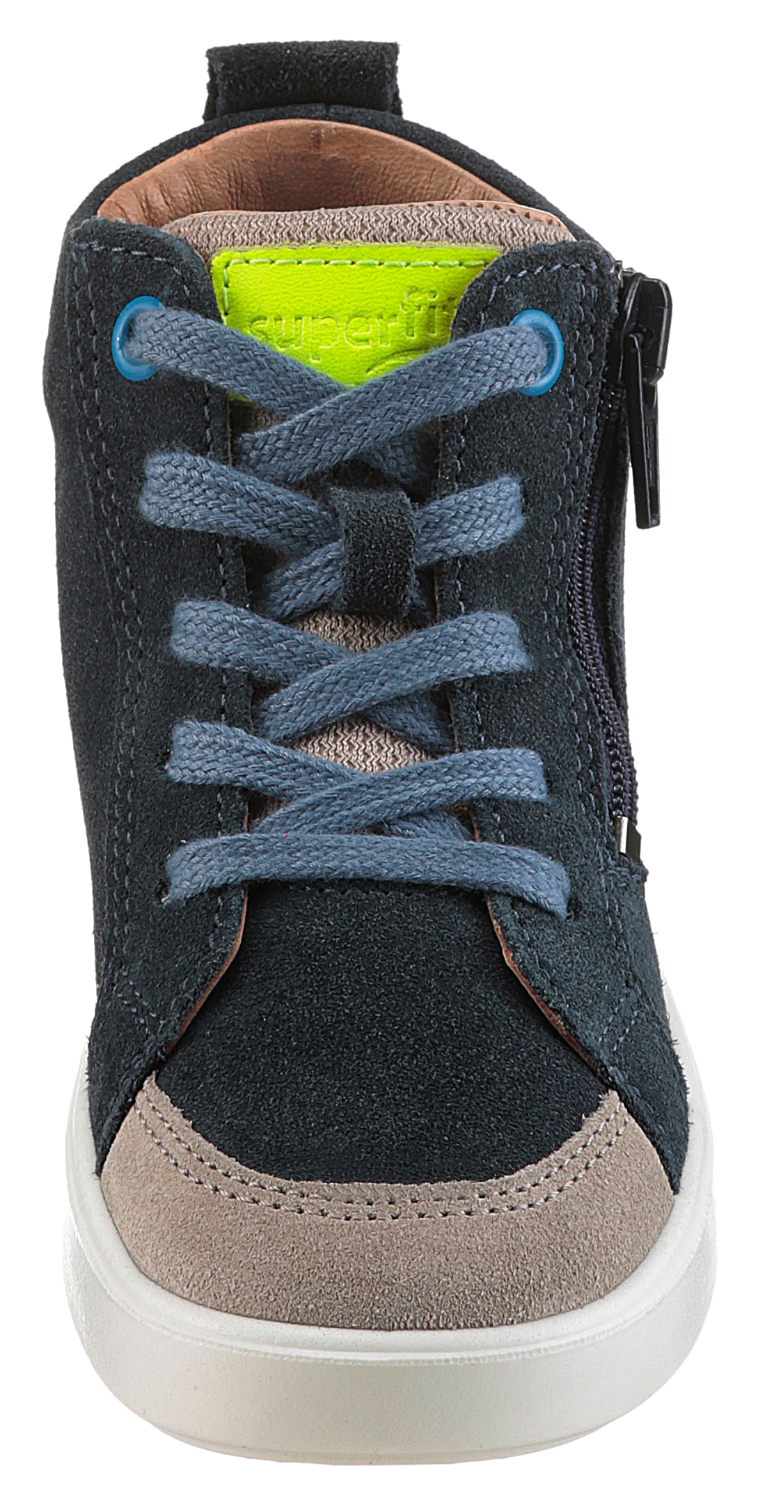 Superfit Sneaker »SUPIES WMS: mittel«, Schnürschuh mit Innenreißverschluss, Größenschablone zum Download