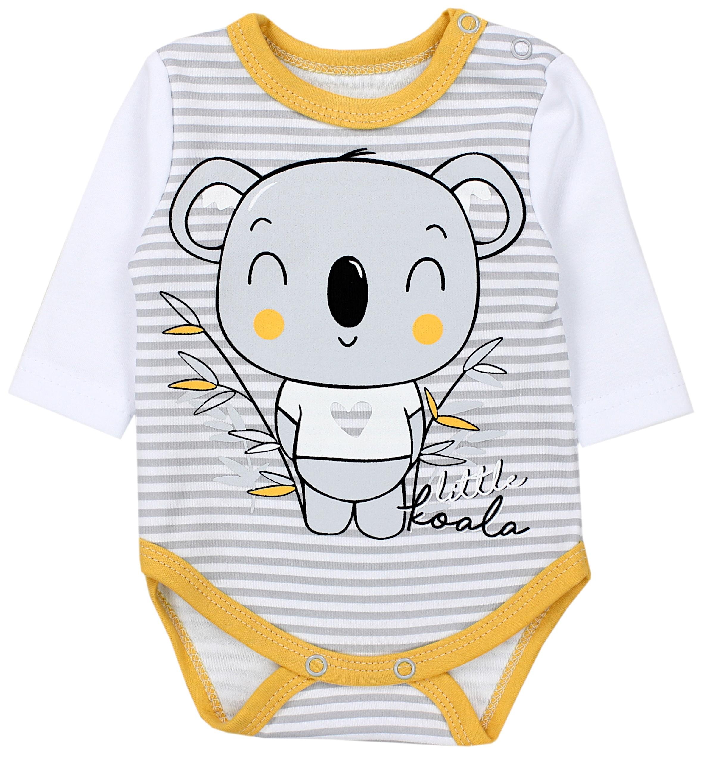 TupTam Langarmbody »Set Baby Bekleidungsset Langarmbody Hose Mütze3 teilig«