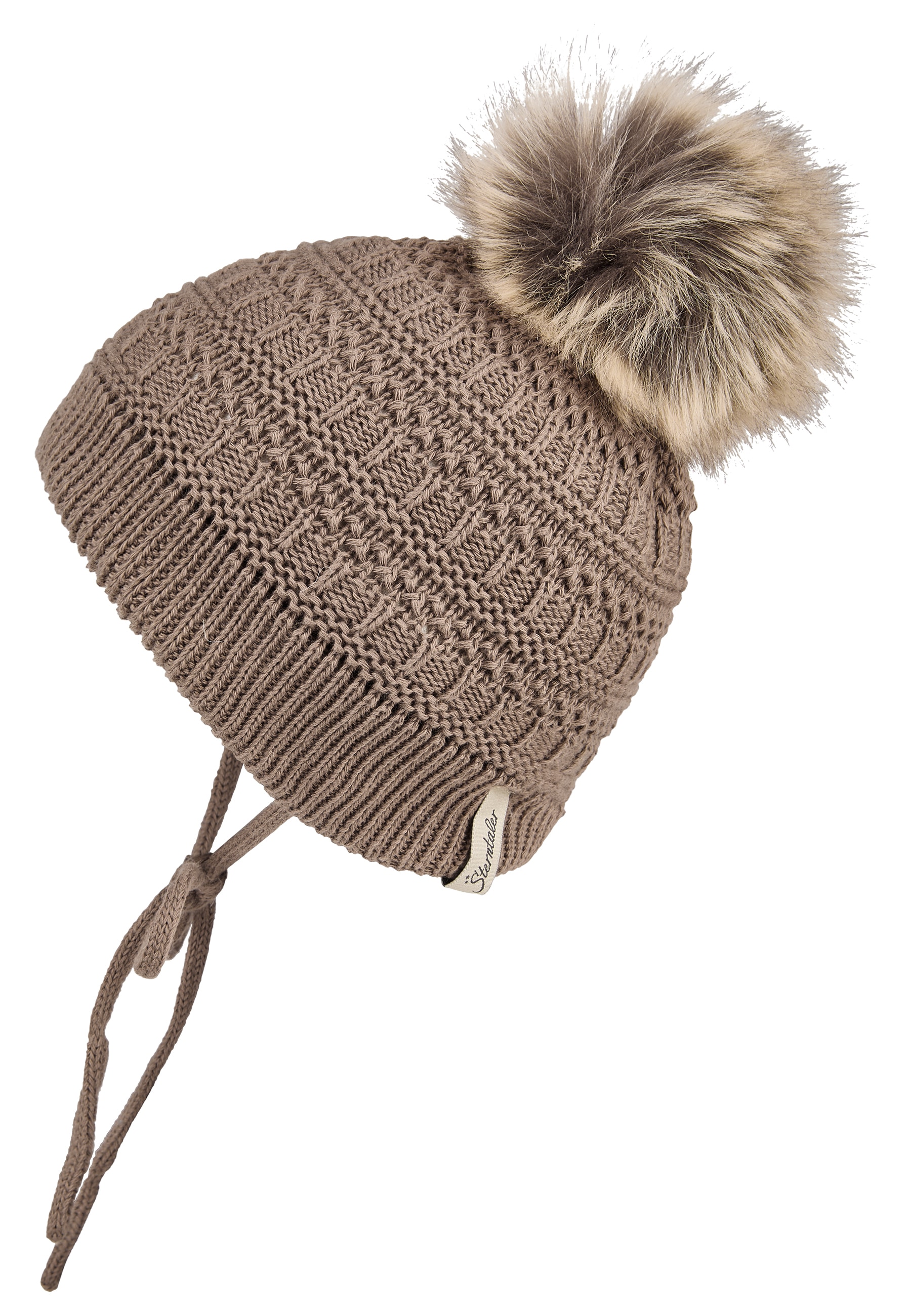 Sterntaler® Strickmütze »Strickmütze Pompon«