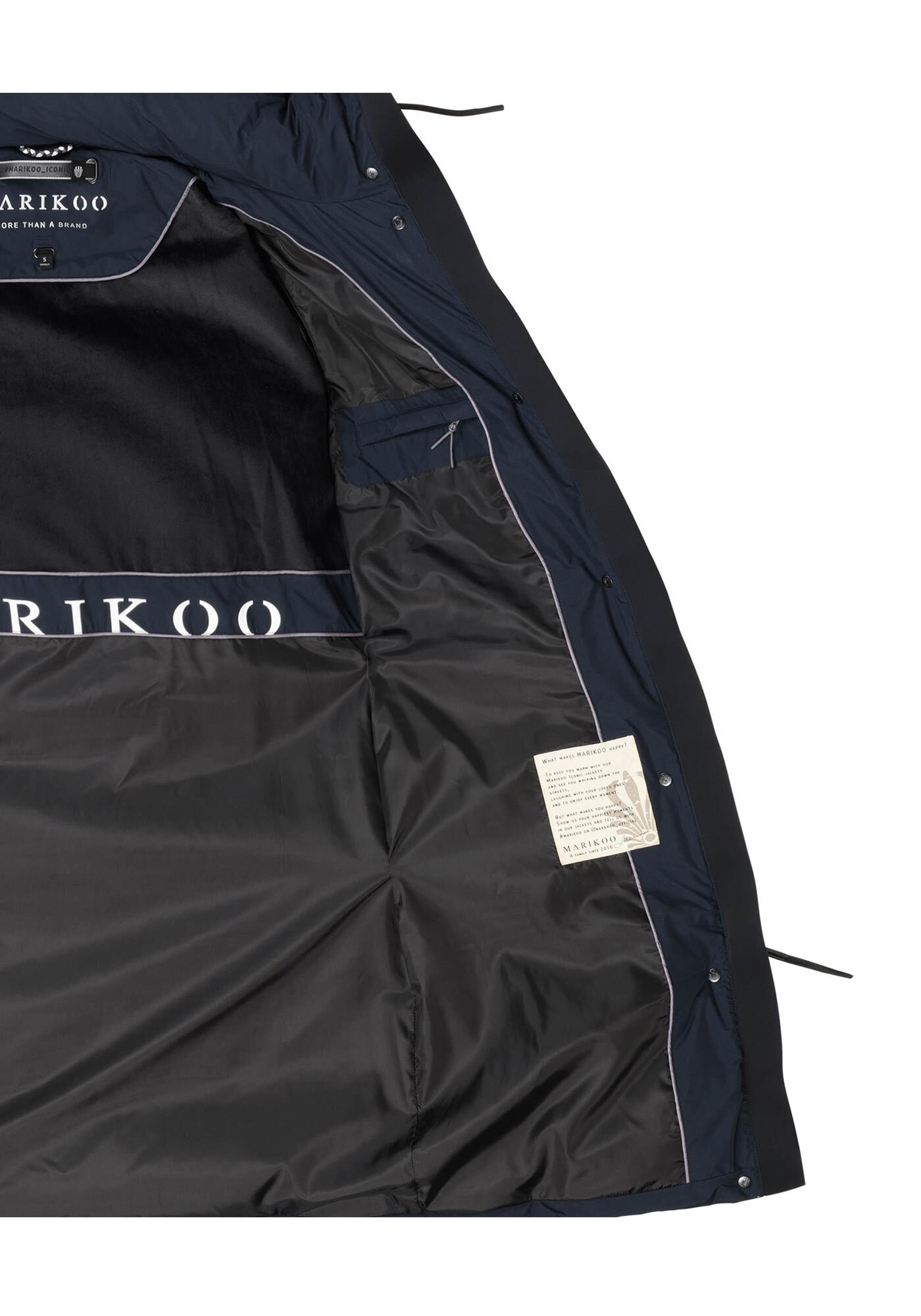 Marikoo Winterjacke »Marikoo Tabiaa Damen Winter Steppmantel N099«