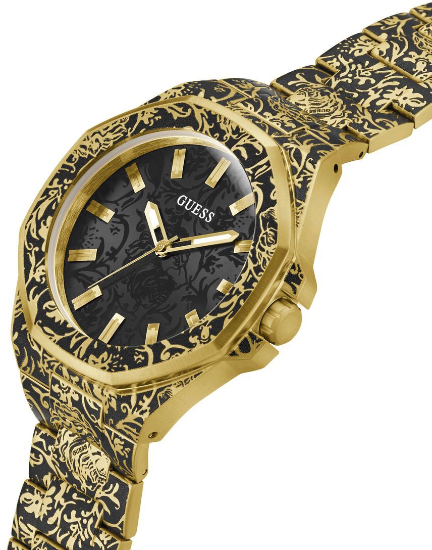 Guess Quarzuhr »ROAR« Armbanduhr, Herrenuhr