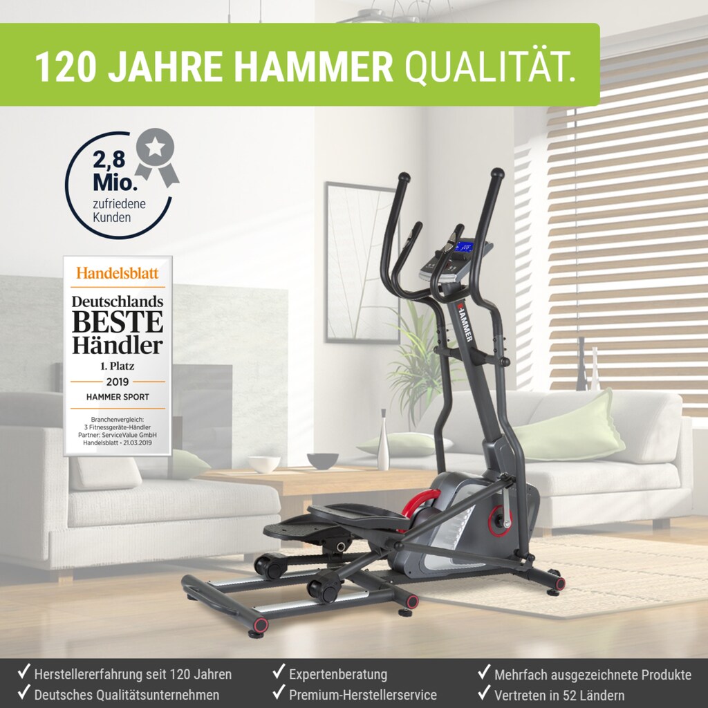 Hammer Ellipsentrainer-Ergometer »Speed-Motion BT«