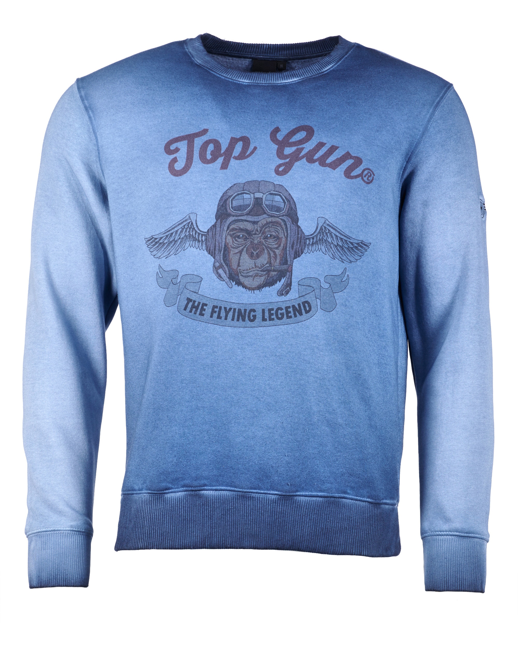 TOP GUN Sweater »Sweatshirt Smoking Monkey TG20191034«