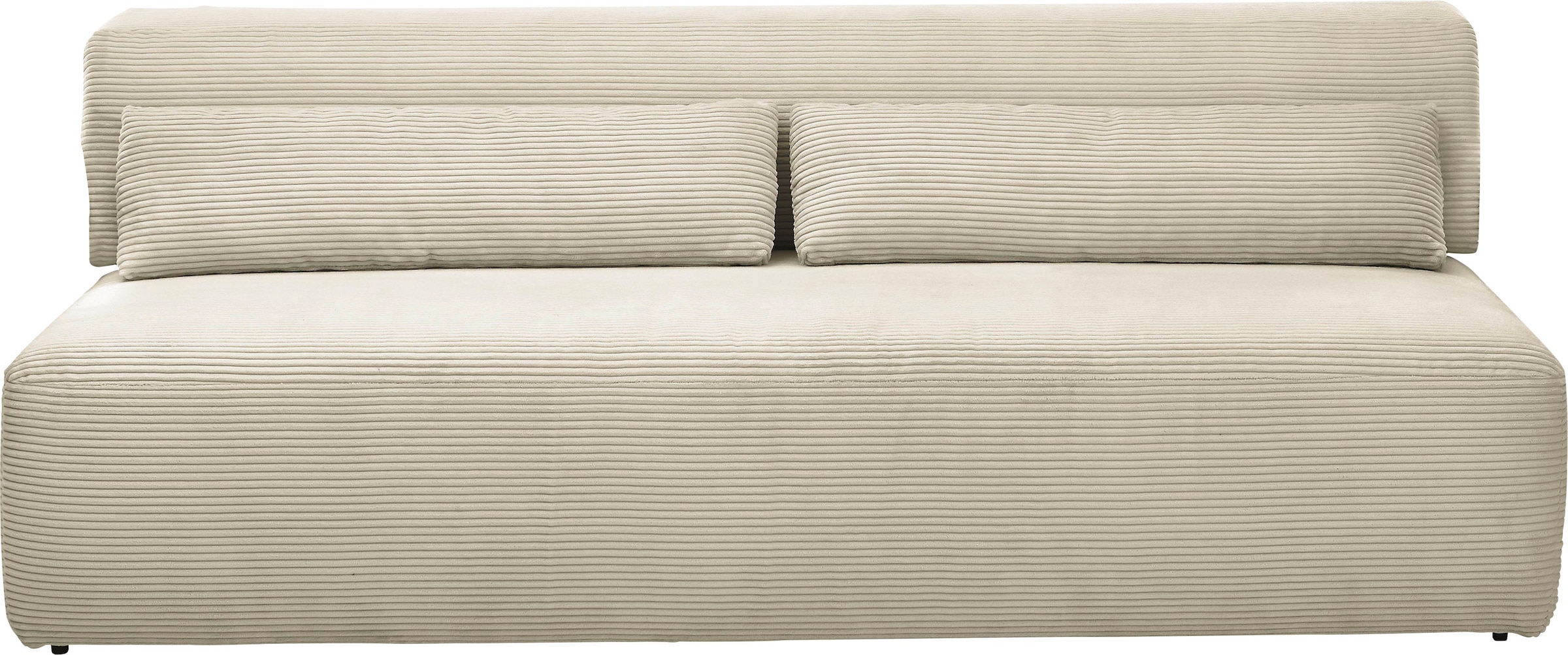 INOSIGN Schlafsofa »Donka Dauerschläfer-geeignet, belastbar bis 270 kg incl. Bettkasten,«, ohne Armlehnen, Breite 200 cm, auch in Cord, Tonnentaschen-Federkern