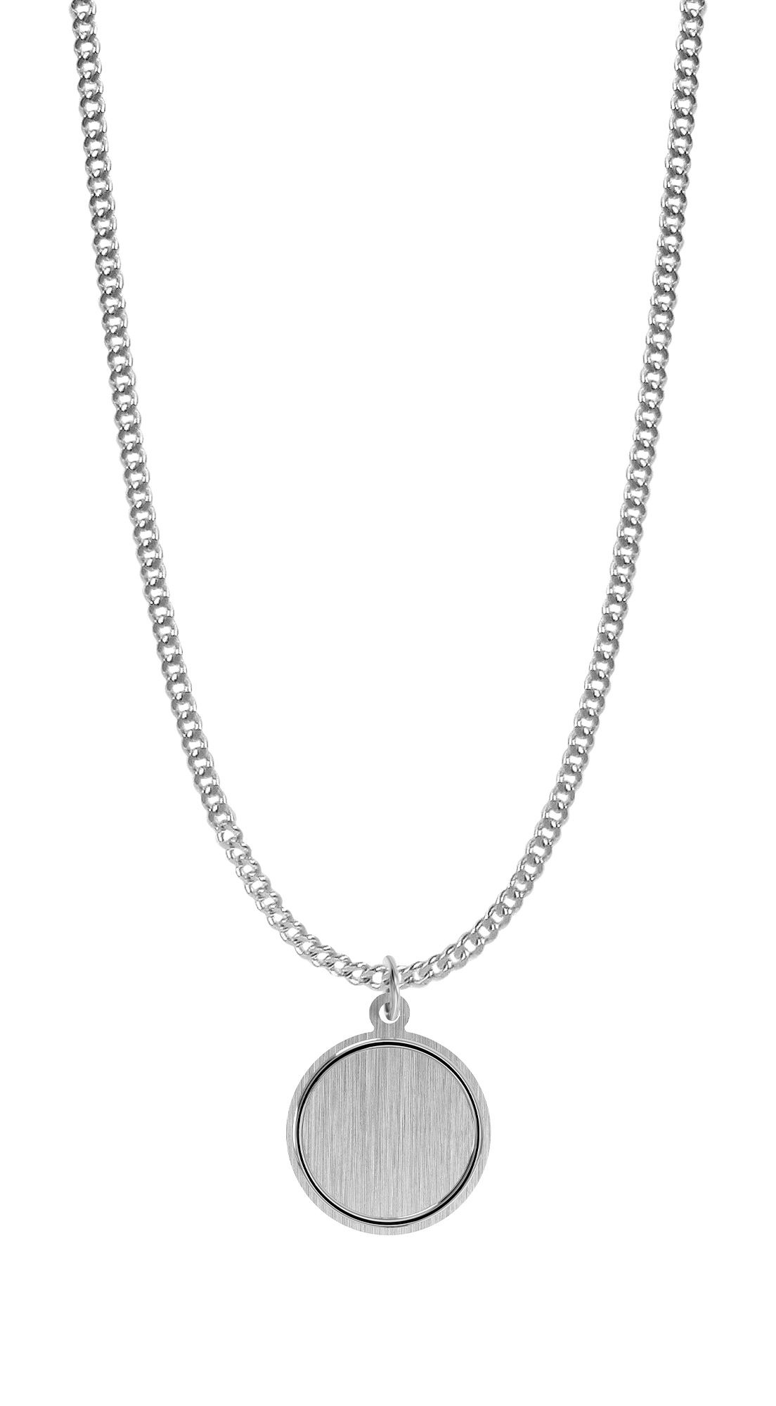 Adelia´s Kettenanhänger »Unisex Anhänger ¿ Münze Gravuranhänger aus 925 Silber«