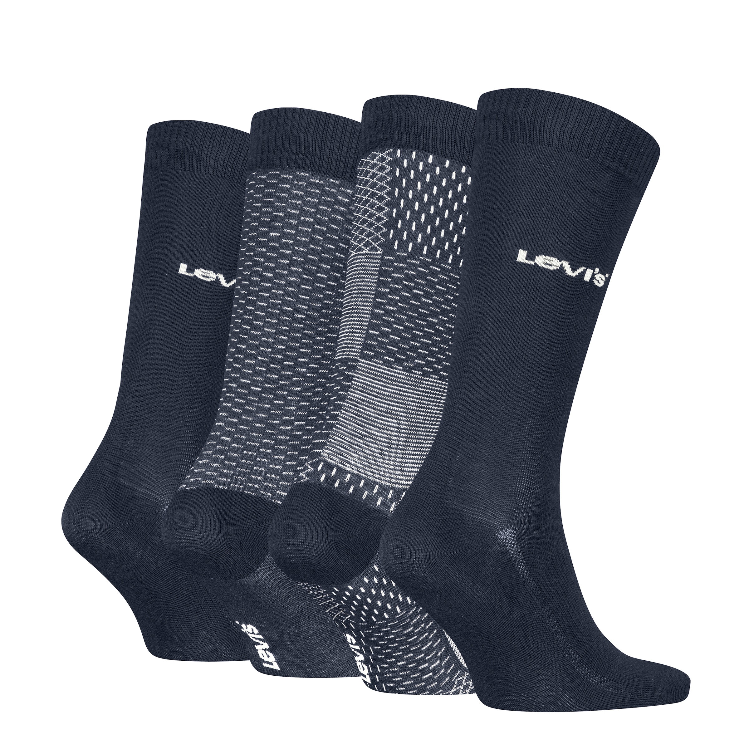 Levi's® Socken »LEVIS REG CUT DENIM GIFTBOX 4P«, (4er Pack)