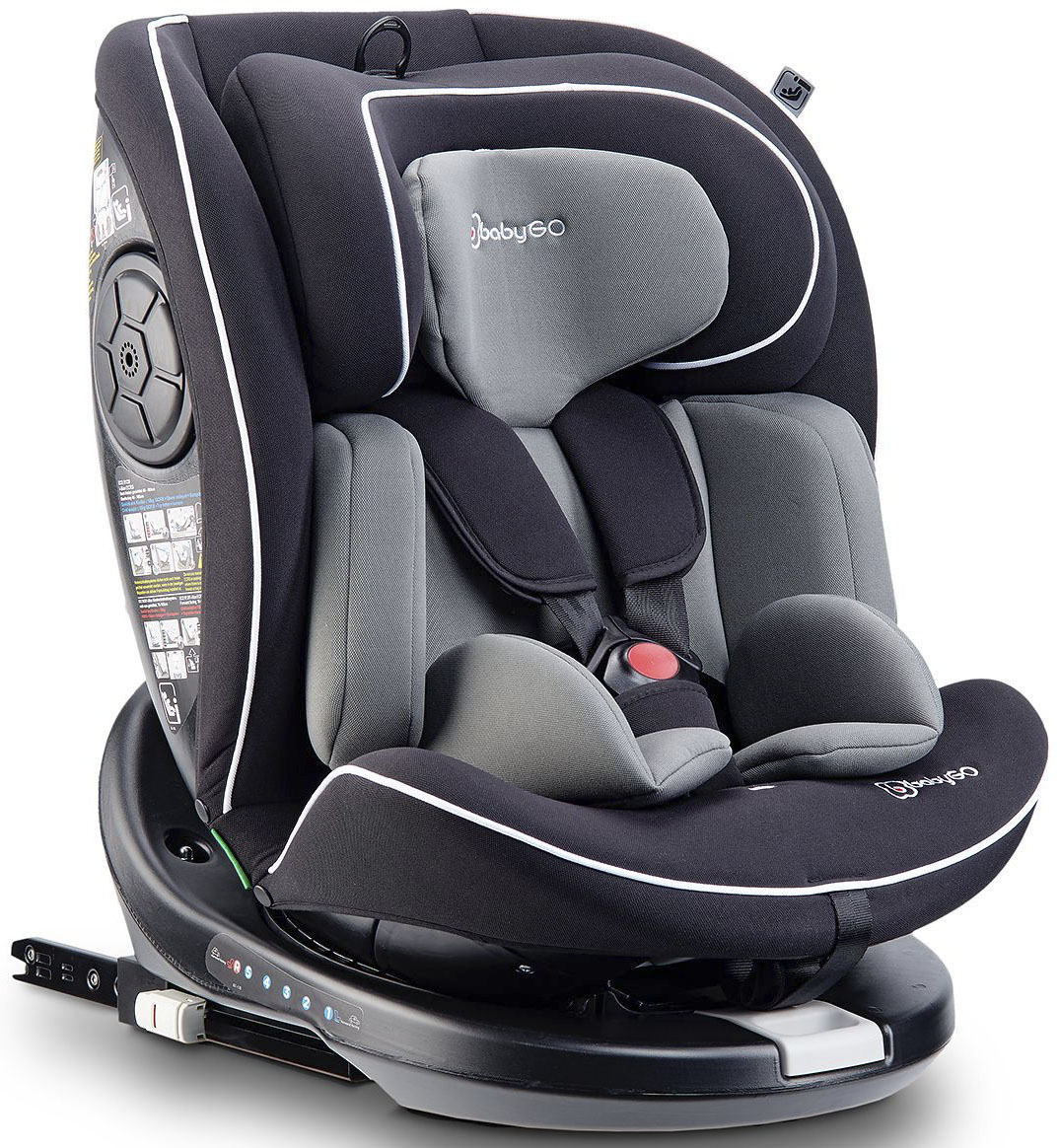 Babygo Autokindersitz »Nova2 360 I Size« für Körpergröße von 40-150 cm in schwarz