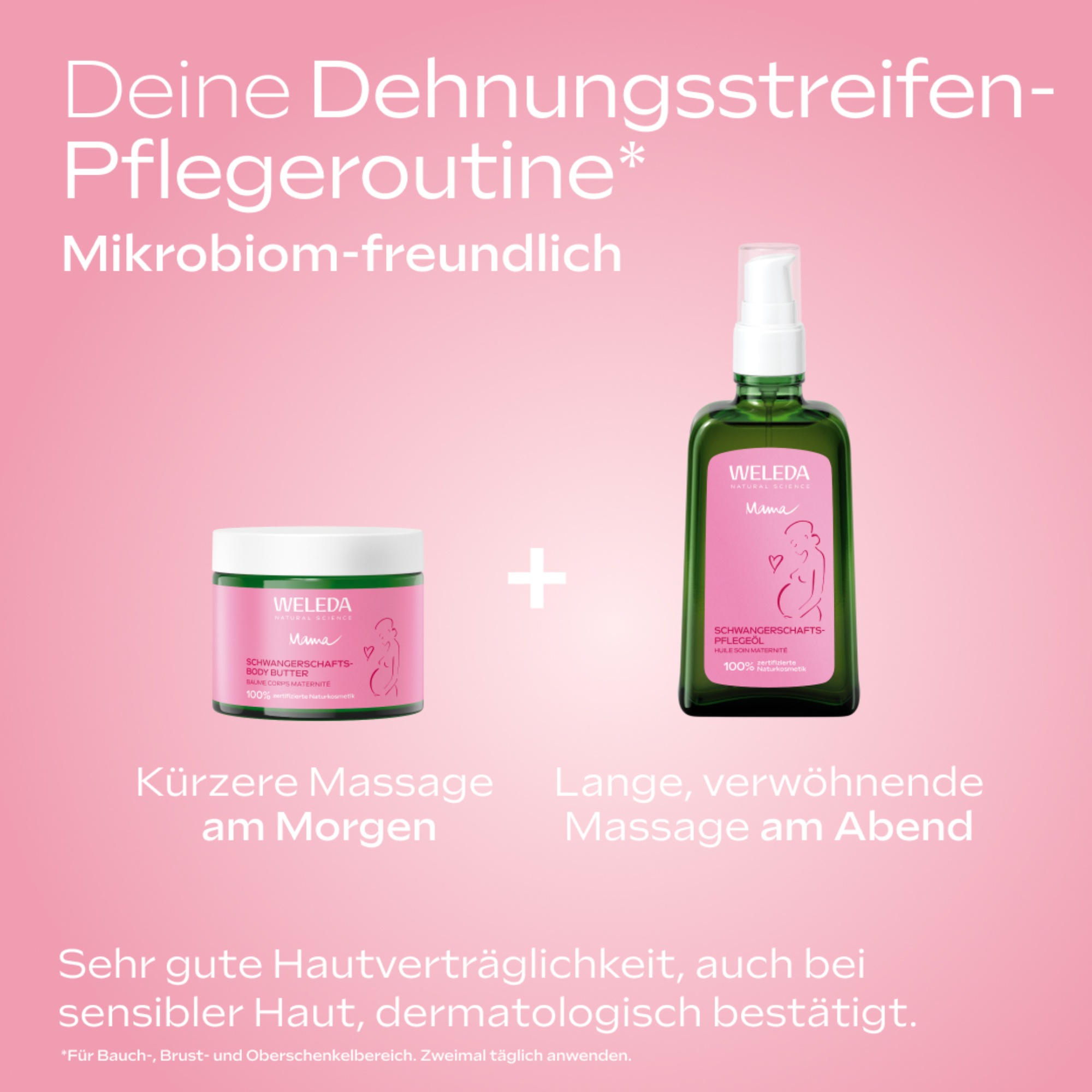 WELEDA Körperbutter »MAMA SCHWANGERSCHAFTS-BODY BUTTER« Körperbutter zur Vorbeugung von Dehnungsstreifen