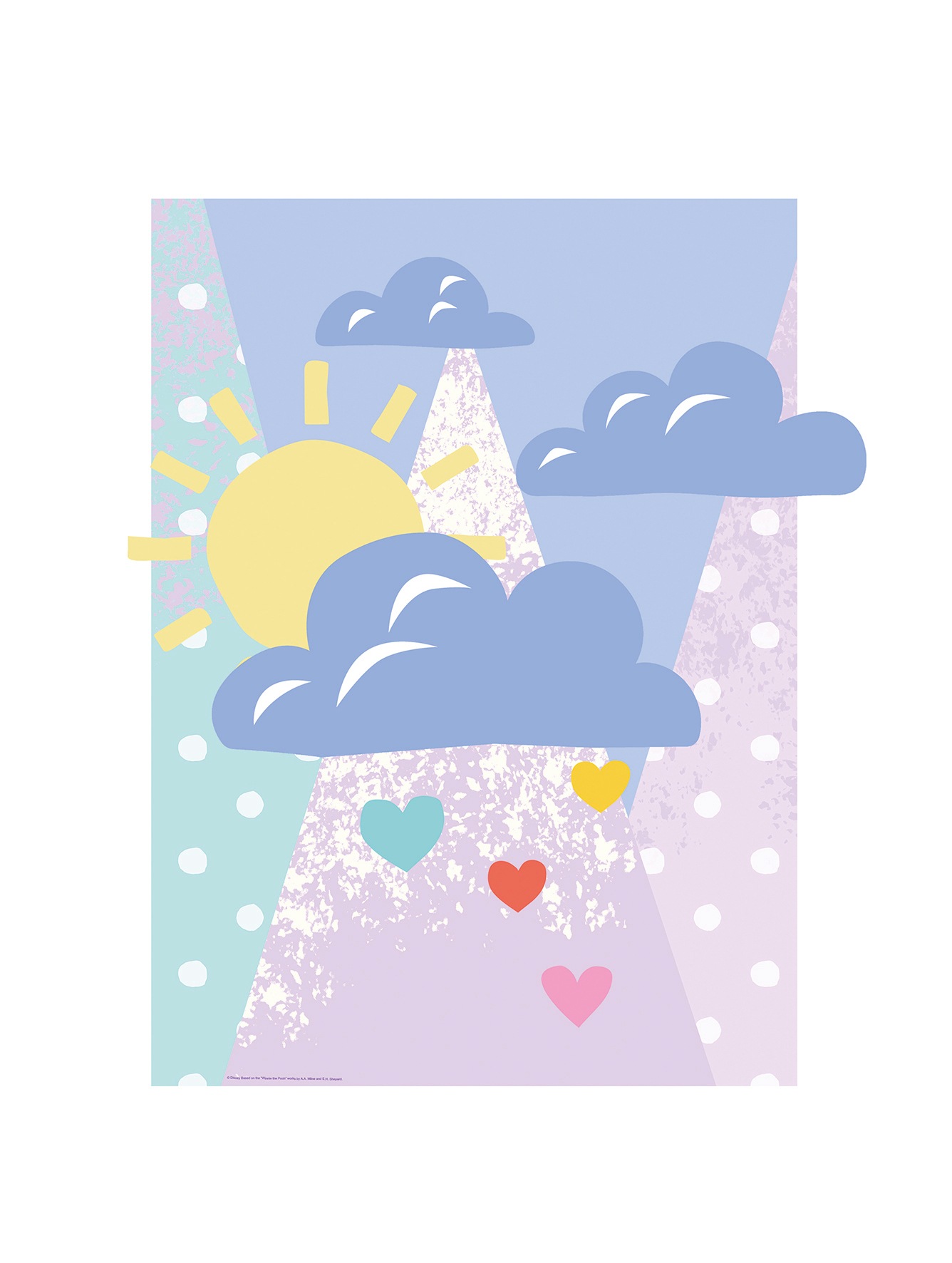 Komar Poster »Winnie Pooh St.), bei (Packung, Clouds«, Schlafzimmer, Kinderzimmer, Wohnzimmer Disney, 1 OTTO