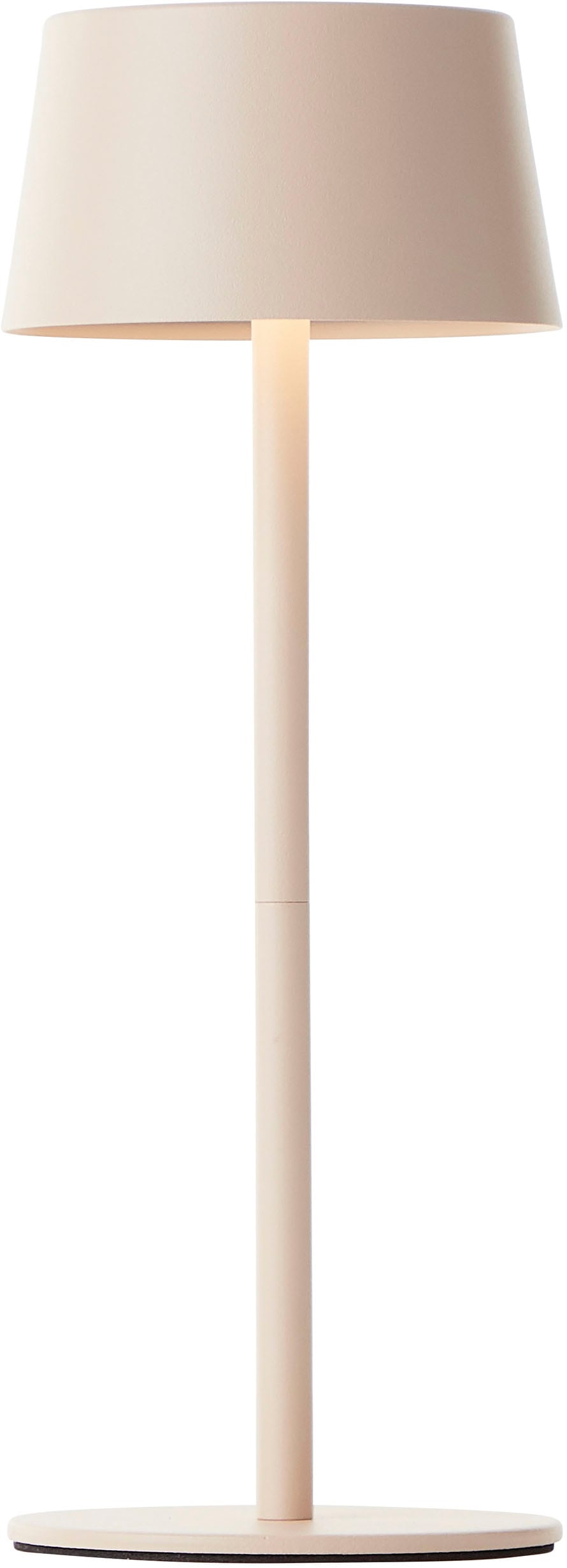 Brilliant LED Außen-Tischleuchte »Viani« LED-Modul 1 Stk. Warmweiß Kabellos, Solar & USB, H 25 cm, 170 lm, höhenverstellbar, 3000 K