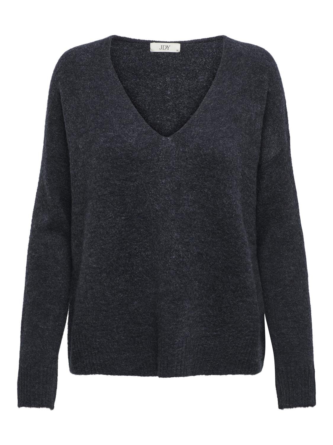 JDY V-Ausschnitt-Pullover »JDYELANORA L/S V-NECK PULLO. KNT NOOS«, mit leicht überschnittenen Schultern