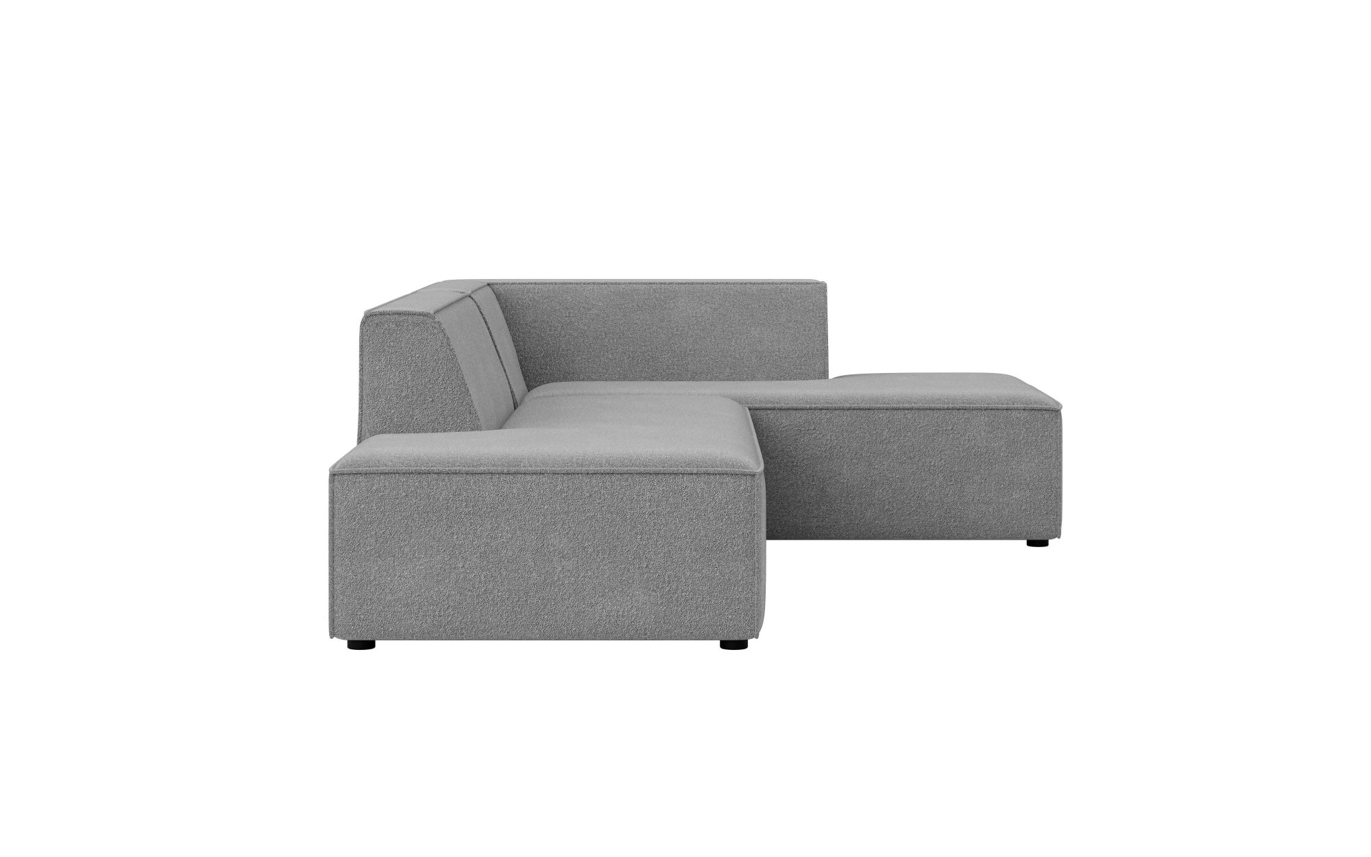 INOSIGN Ecksofa »Ecksofa Cavan mit Ottomane links oder rechts bestellbar«, L-Form mit Wellenunterfederung, Maße B/T/H: 270/180/72 cm