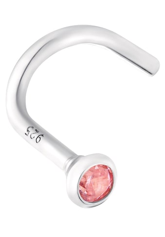 Nasenpiercing »Schmuck Geschenk Piercing Körperschmuck Silber Pink Sparkle 9037353«