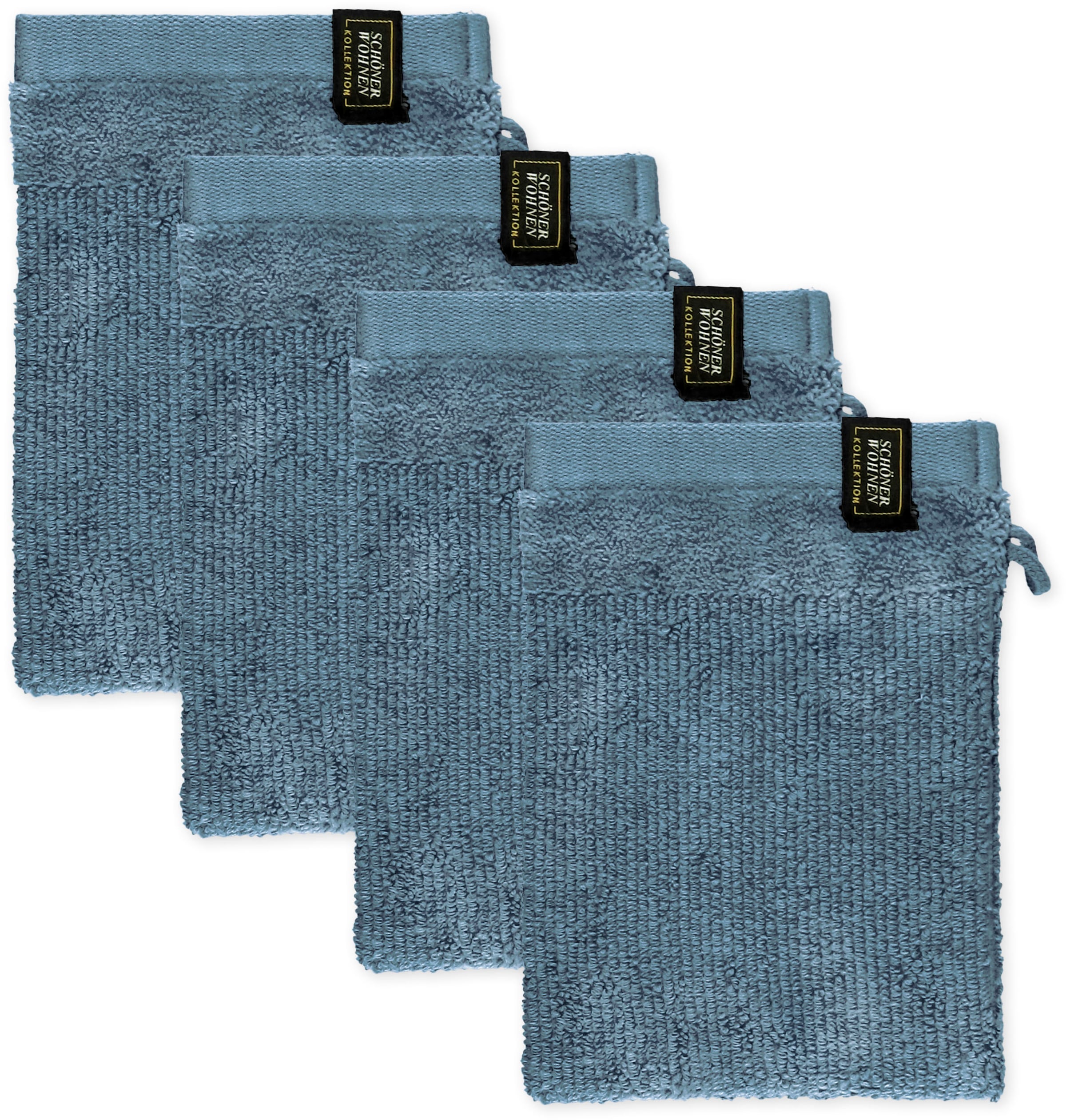 SCHÖNER WOHNEN-Kollektion Waschhandschuh »Sense« mit Velourborte,  hautschmeichelnde Airtouch Qualität, super weich