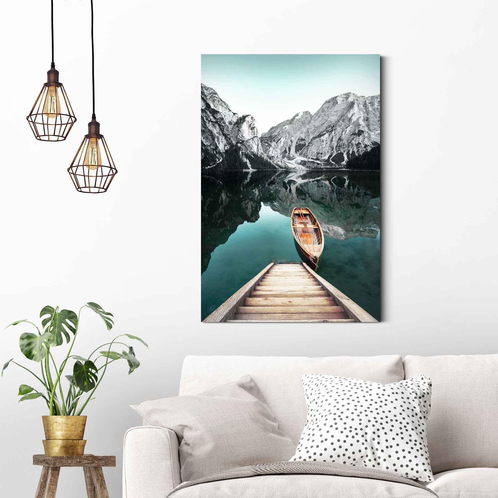 Reinders! Wandbild »Wandbild Berg See Rocky Mountains - Glacier - Winter«,  Seelandschaft, (1 St.) kaufen im OTTO Online Shop