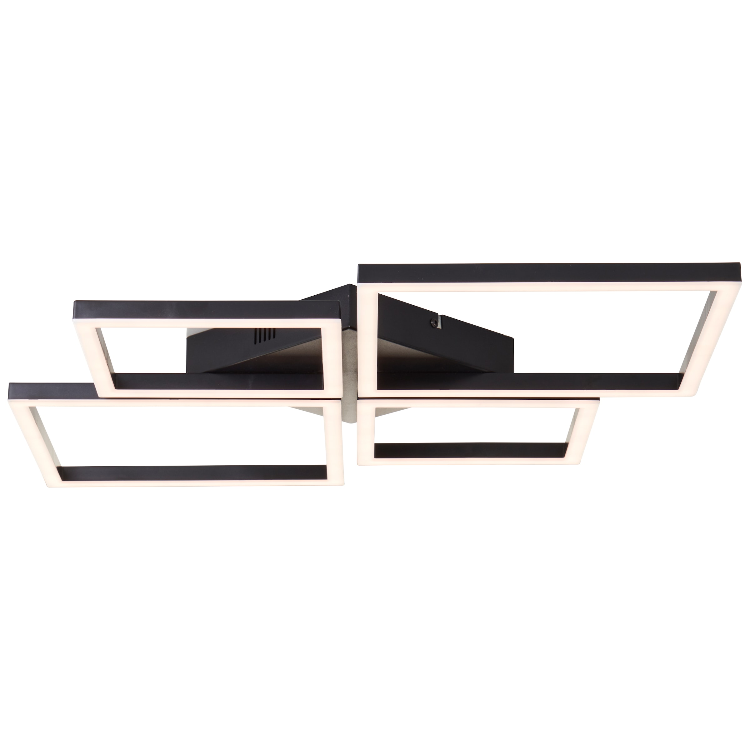 Brilliant LED Deckenleuchte »Tabea« LED-Modul 1 Stk. warmweiß - kaltweiß 58 x 80 cm, 3500lm, 3000-6500K, dimmbar, CCT, schwarz