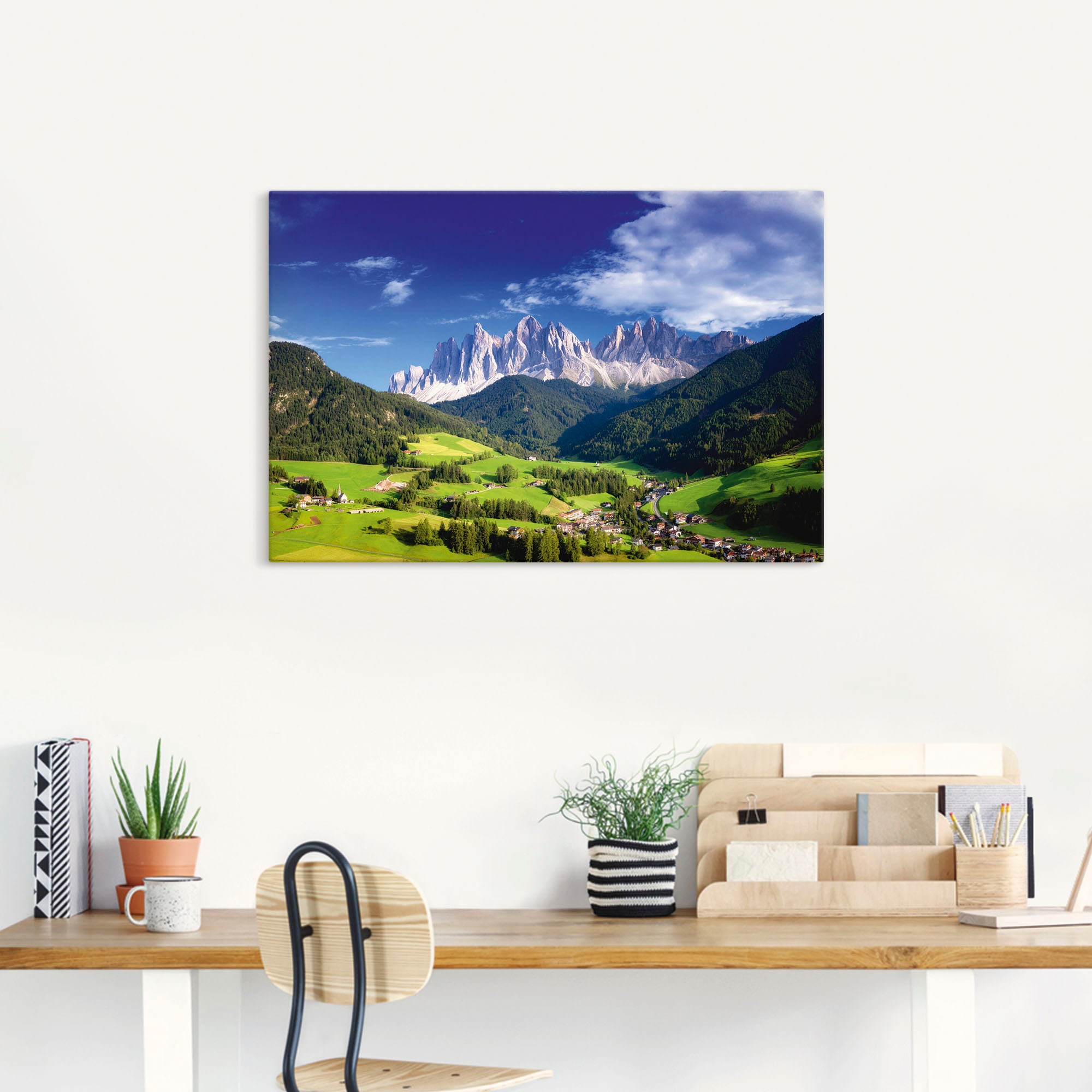 Artland Wandbild »Südtirol«, Berge & Alpenbilder, (1 St.), als Alubild, Leinwandbild, Wandaufkleber oder Poster in versch. Größen