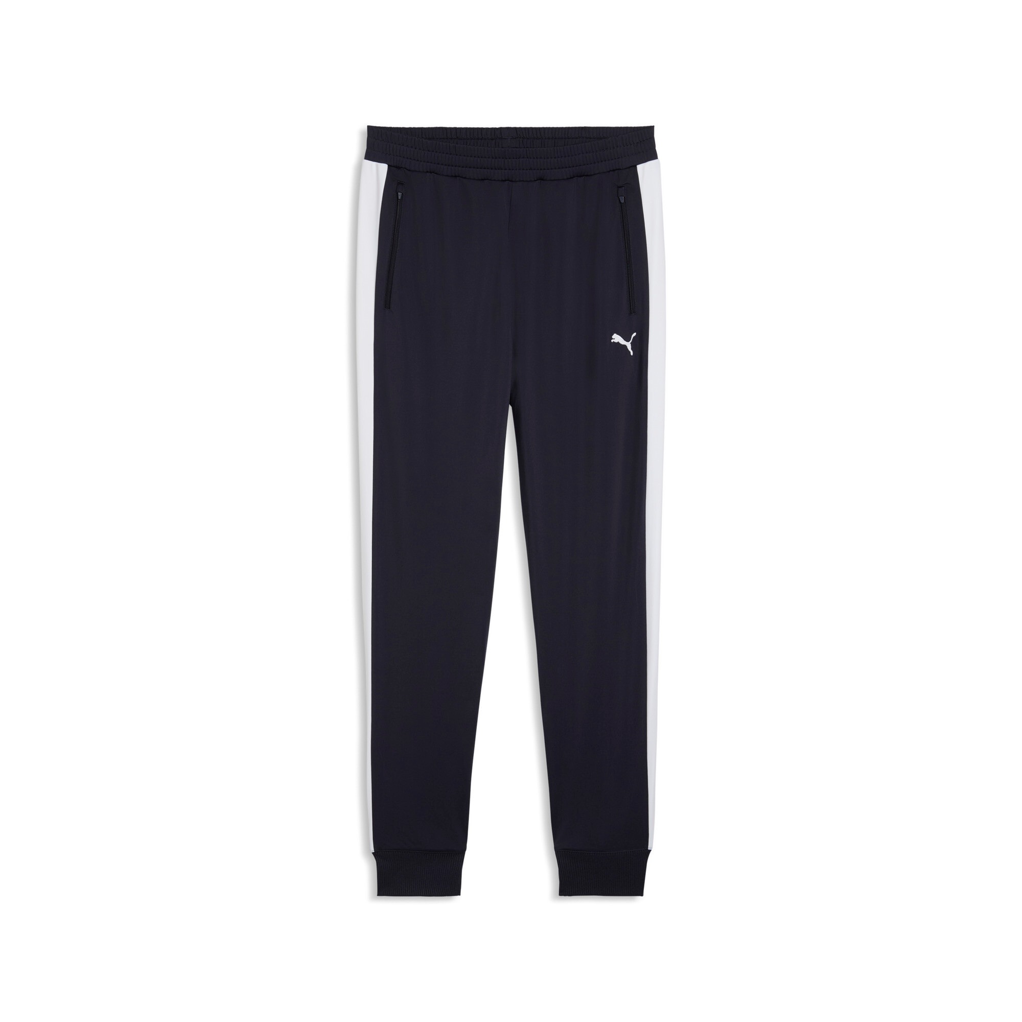 PUMA Trainingshose »T7 FOUNDATION CL POLY KNITTED PANTS«  mit Eingrifftaschen, Regular Fit, sportlicher Stil