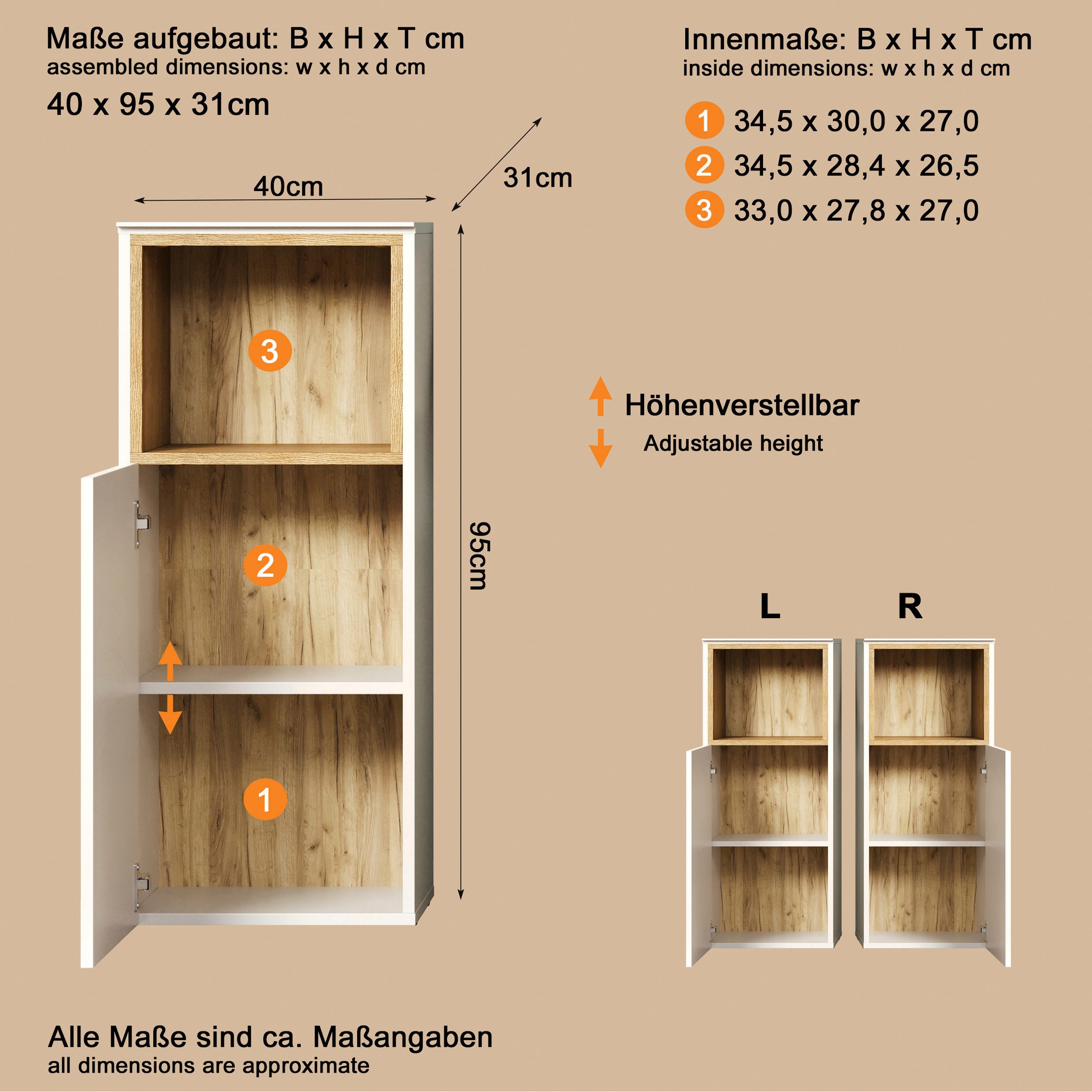 welltime Badmöbel-Set »San Pedro« Komplett-Set, 4 Stk. tlg.