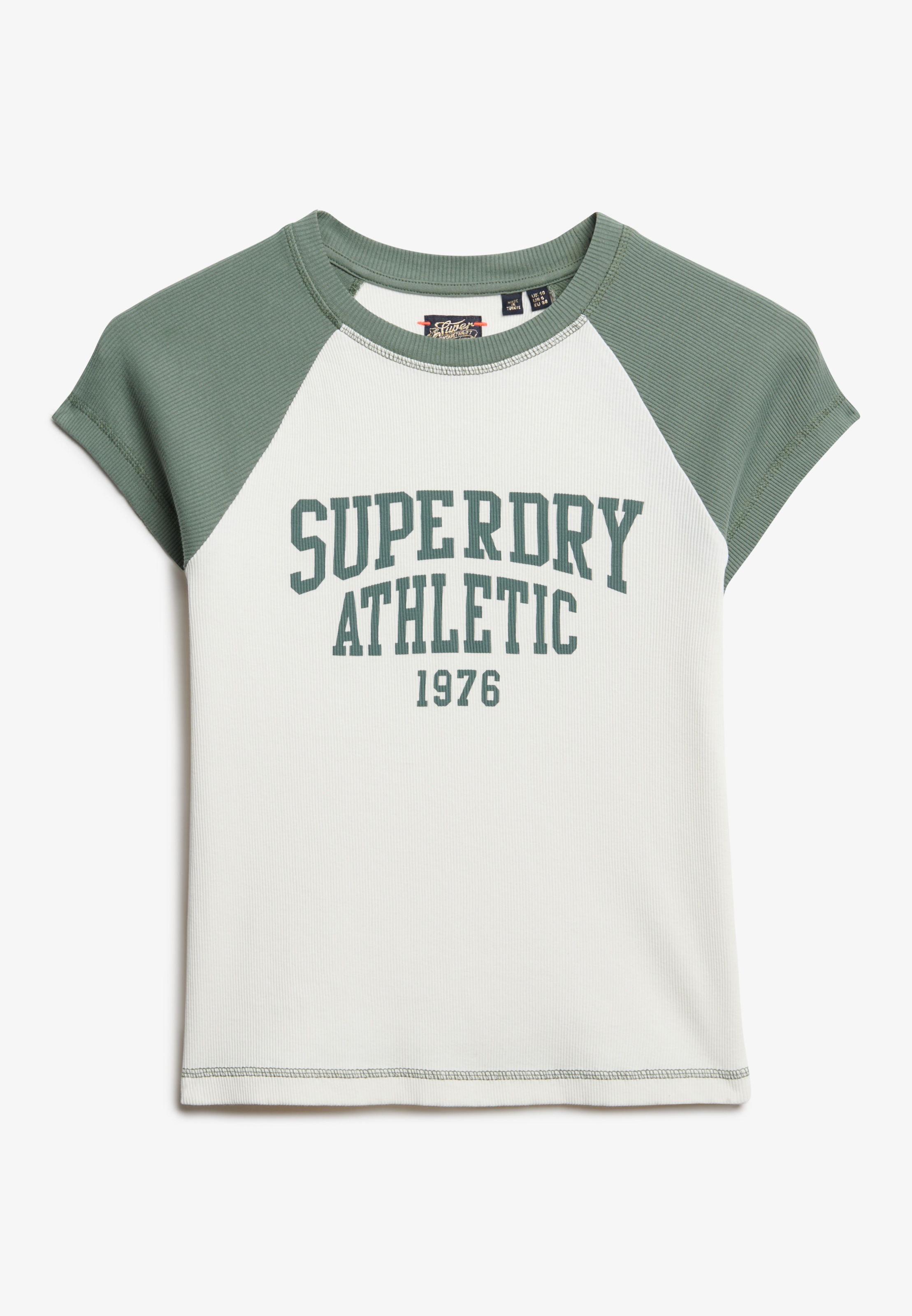 Superdry Print-Shirt »ATH ESS RAGLAN CAP SLEEVE TEE«