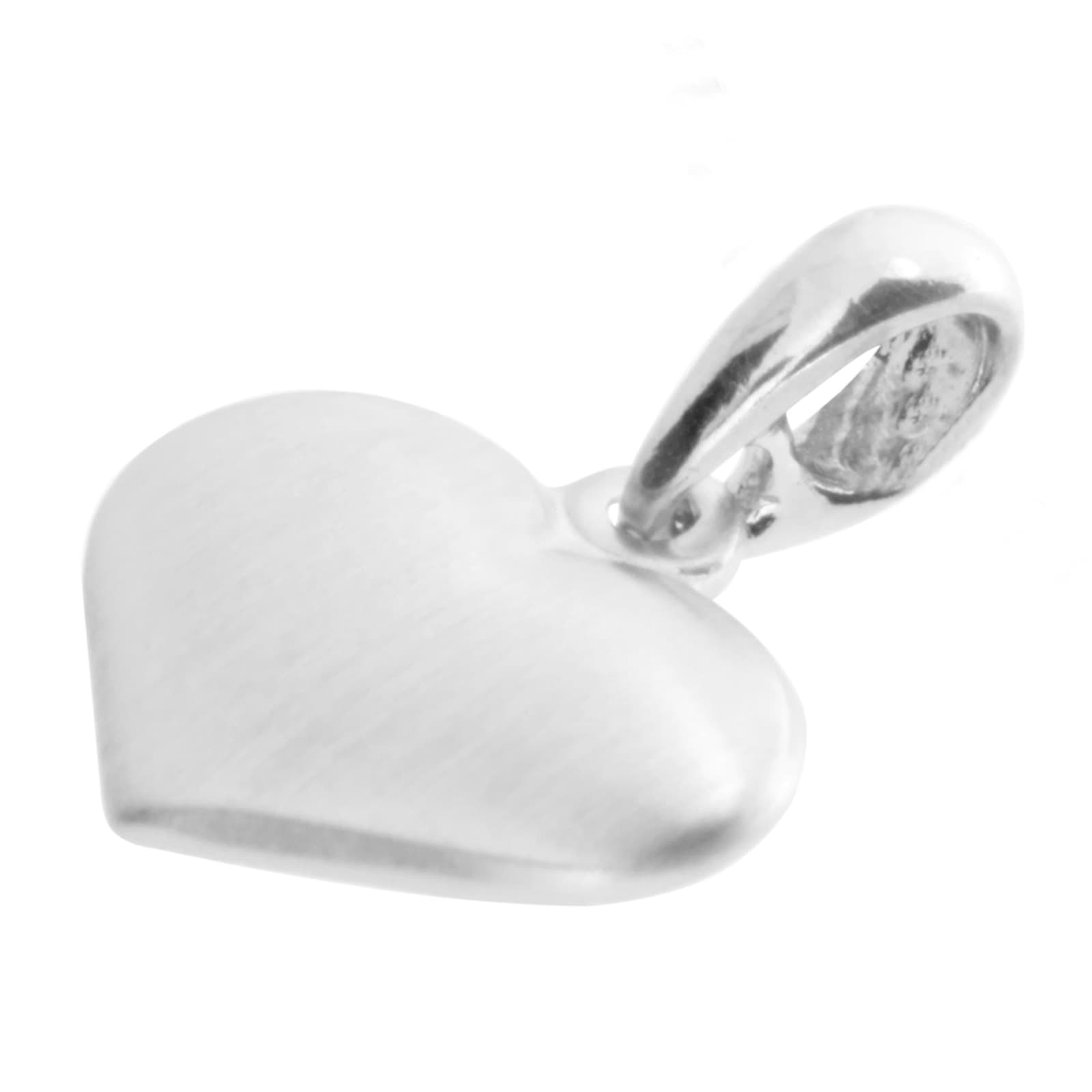 OSTSEE-SCHMUCK Kettenanhänger »- Herz 15 mm - Silber 925/000 -,«