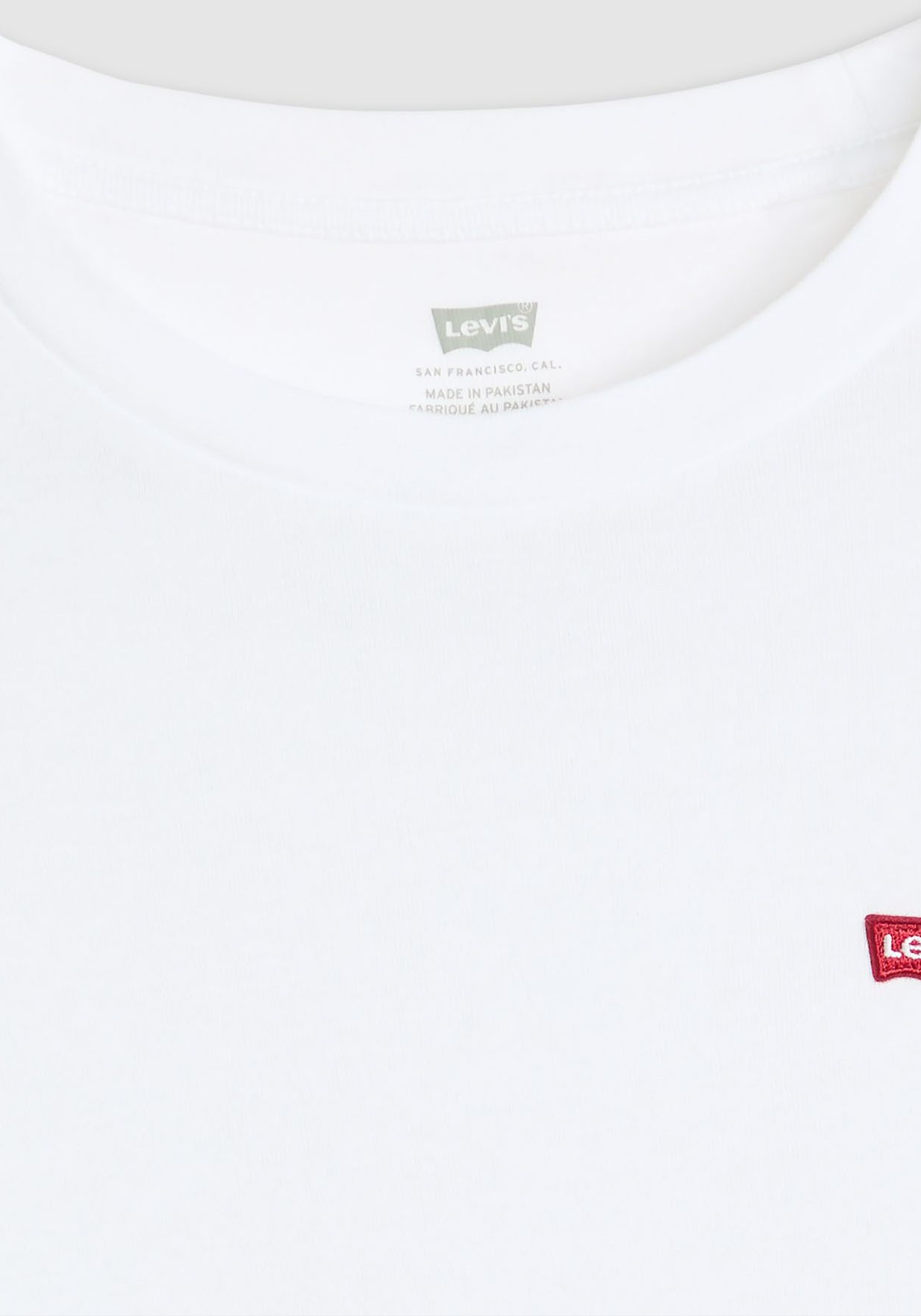 Levi's® T-Shirt »Mini-Logo«, (Packung, 2 tlg.), mit kleiner Markenlogo-Stickerei auf der Brust