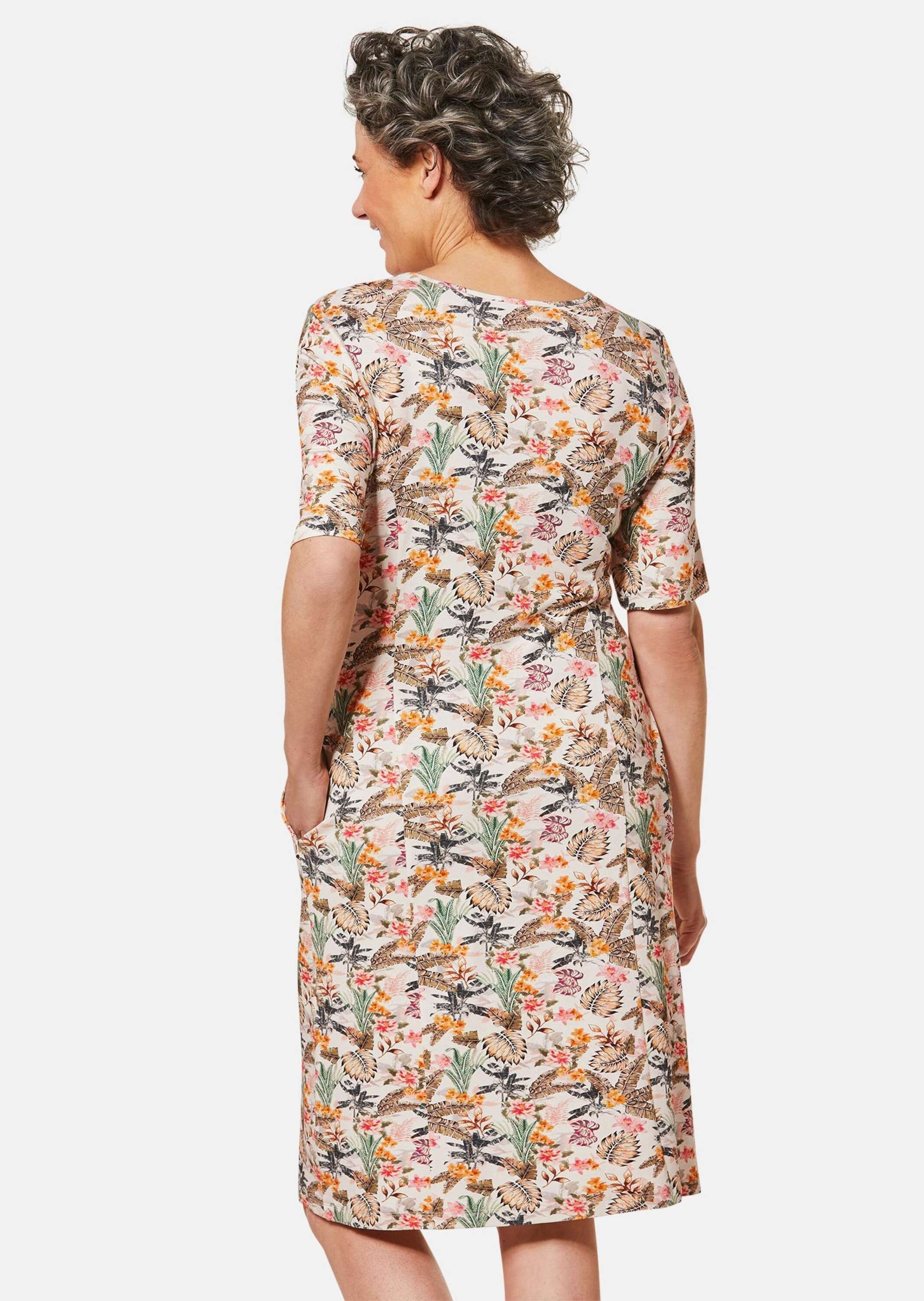 GOLDNER Druckkleid »Elastisches Jerseykleid mit modischem Druck«