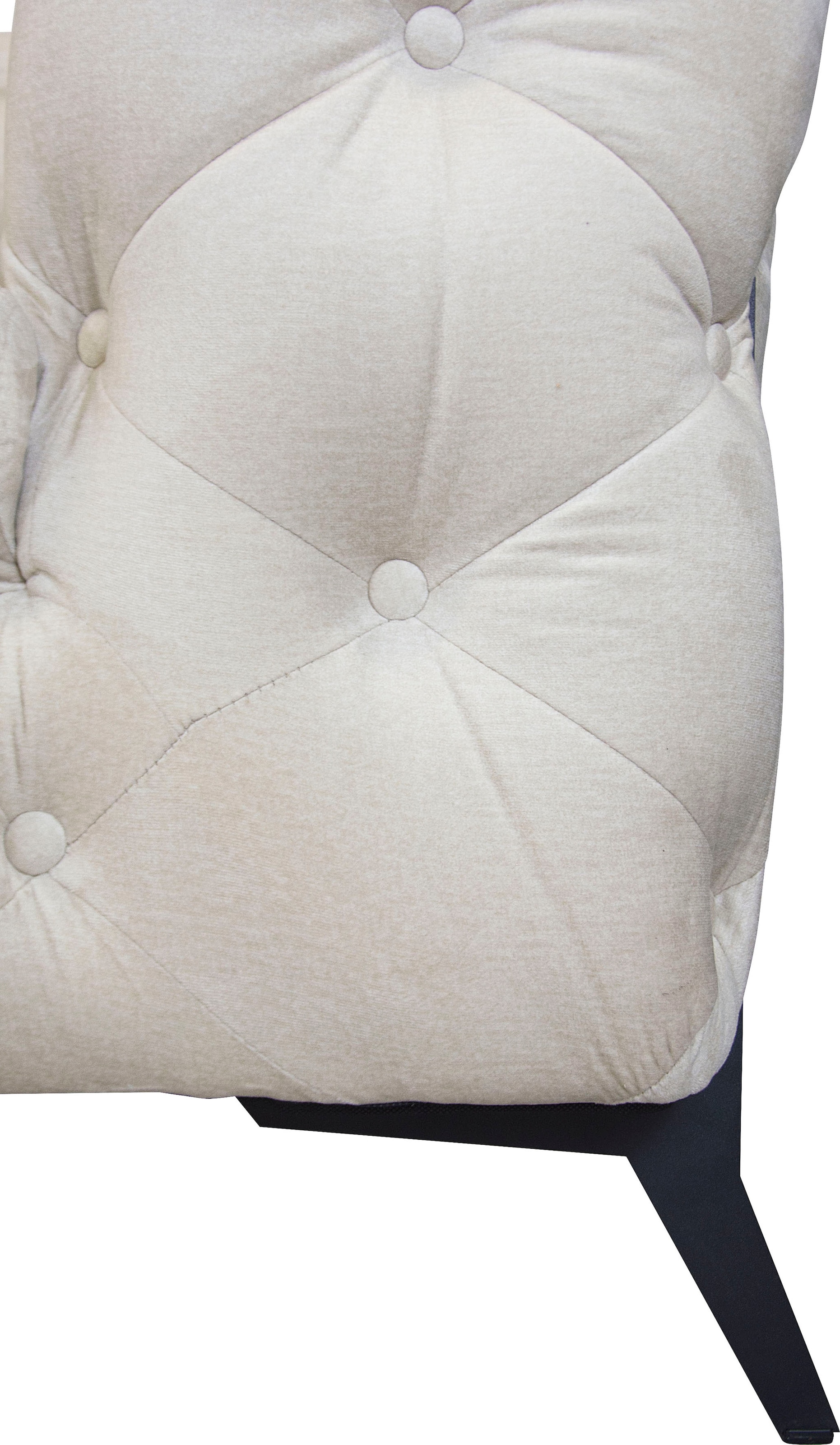 Home affaire Chesterfield-Sofa »Amaury L-Form« Chesterfield-Optik,  Breite/Tiefe je 262 cm, Fußfarbe wählbar