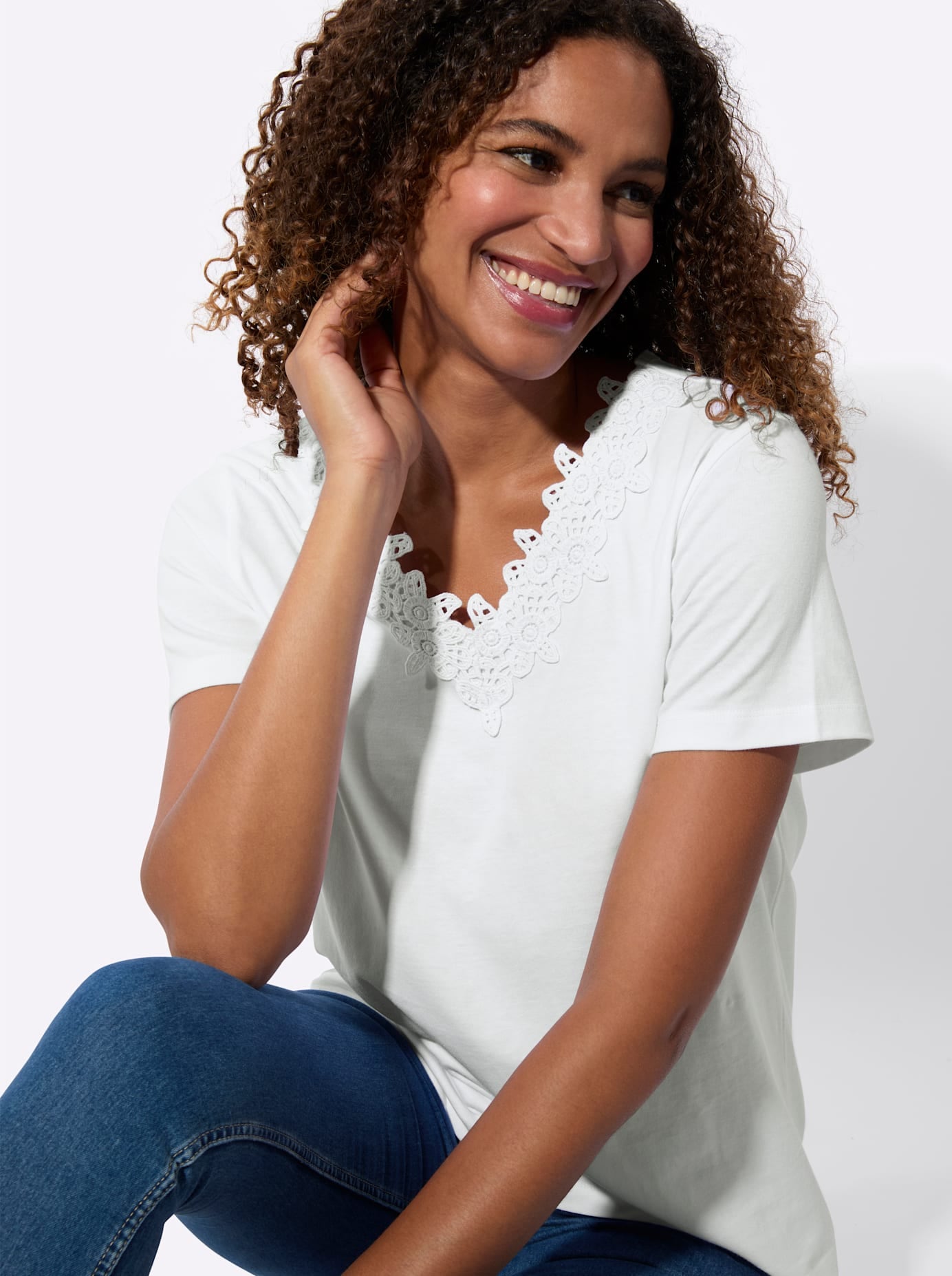 Inspirationen Kurzarmshirt »Shirt« 1 tlg.