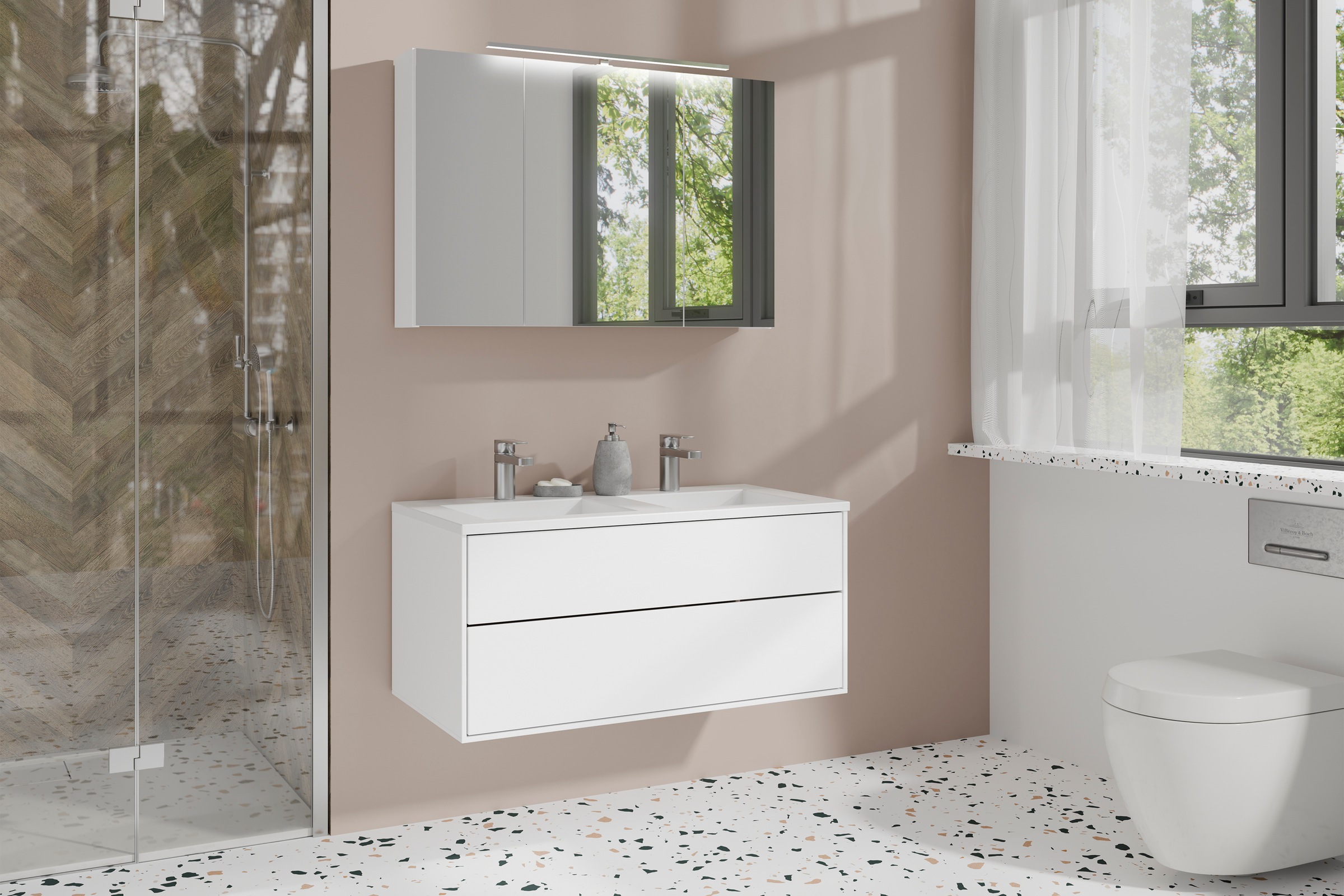 byLIVING Spiegelschrank »Serie Spree, in vielen Breiten erhältlich«