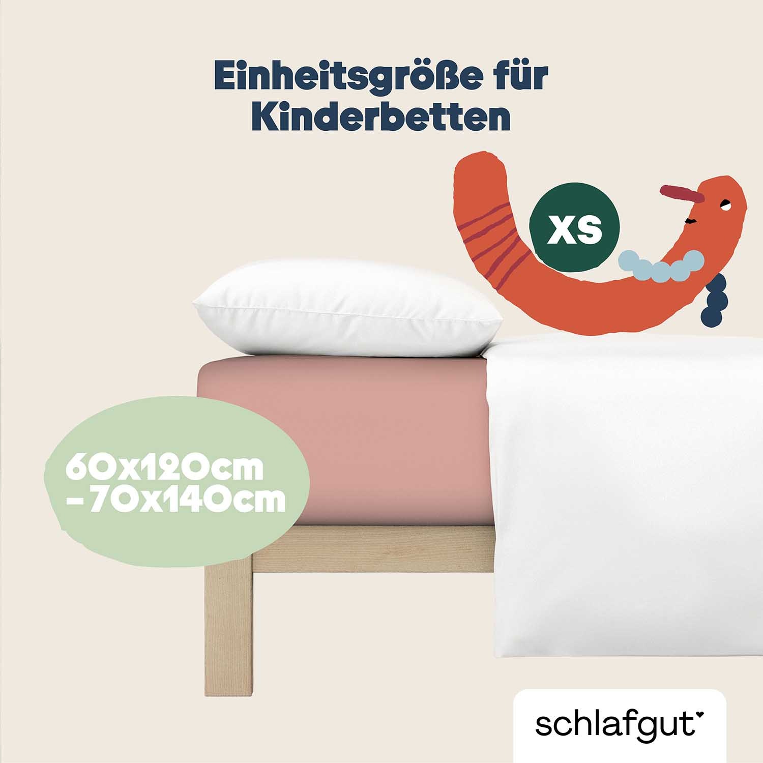 Schlafgut Spannbettlaken »Casual Mini Spannbettlaken«, für Kinder, MADE IN GREEN by OEKO-TEX®