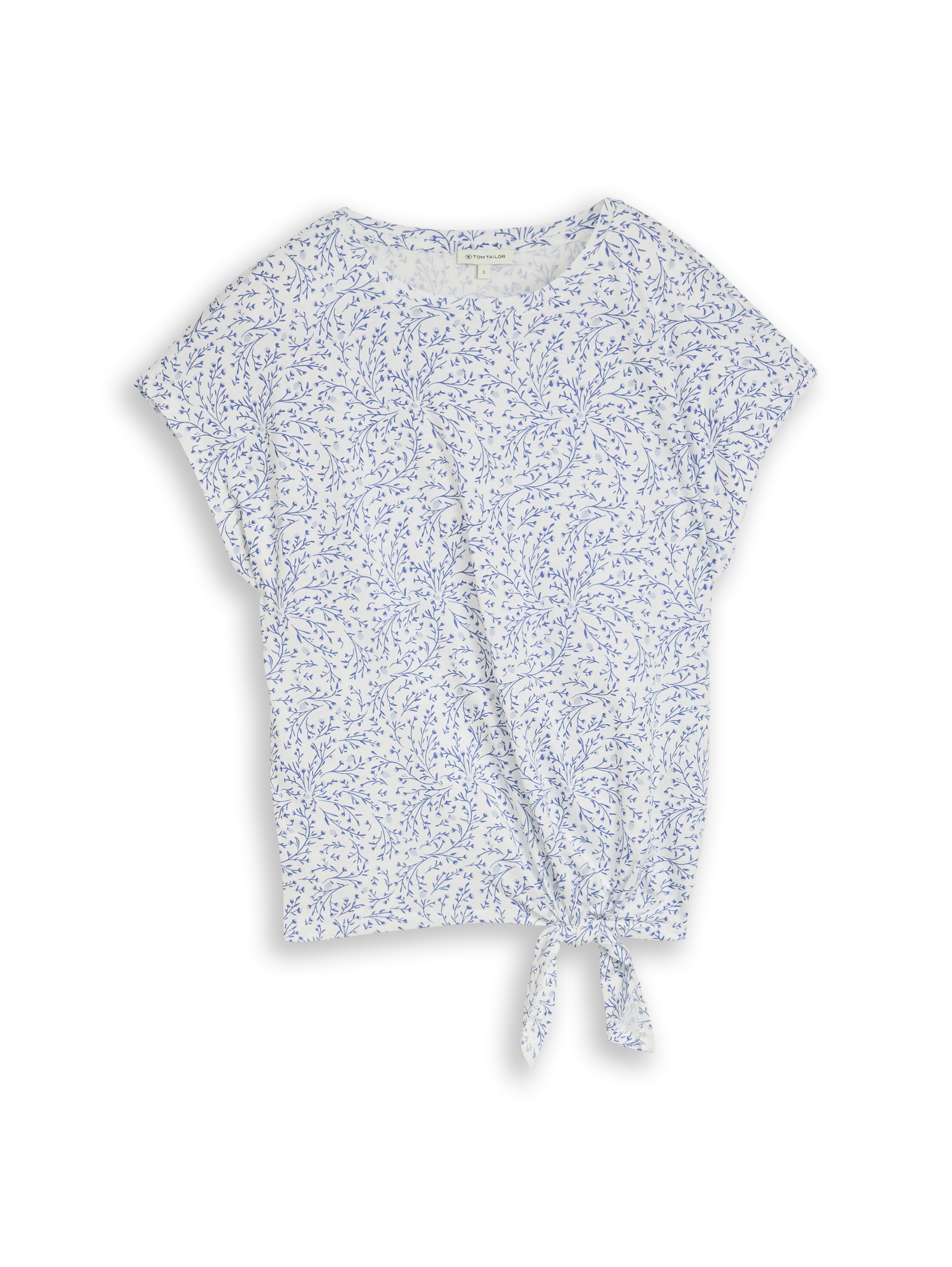 TOM TAILOR Kurzarmshirt Sommershirt mit Allover-Muster
