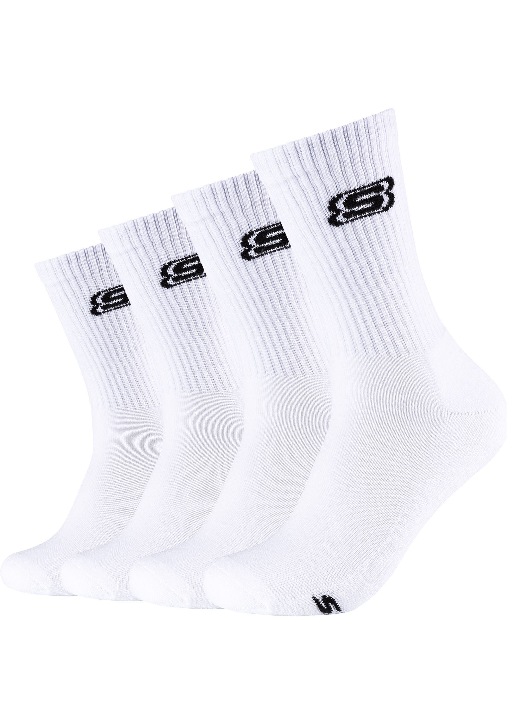 Skechers Socken »cushioned«, (4 Paar), mit verstärkter Ferse & Spitze für lange Haltbarkeit