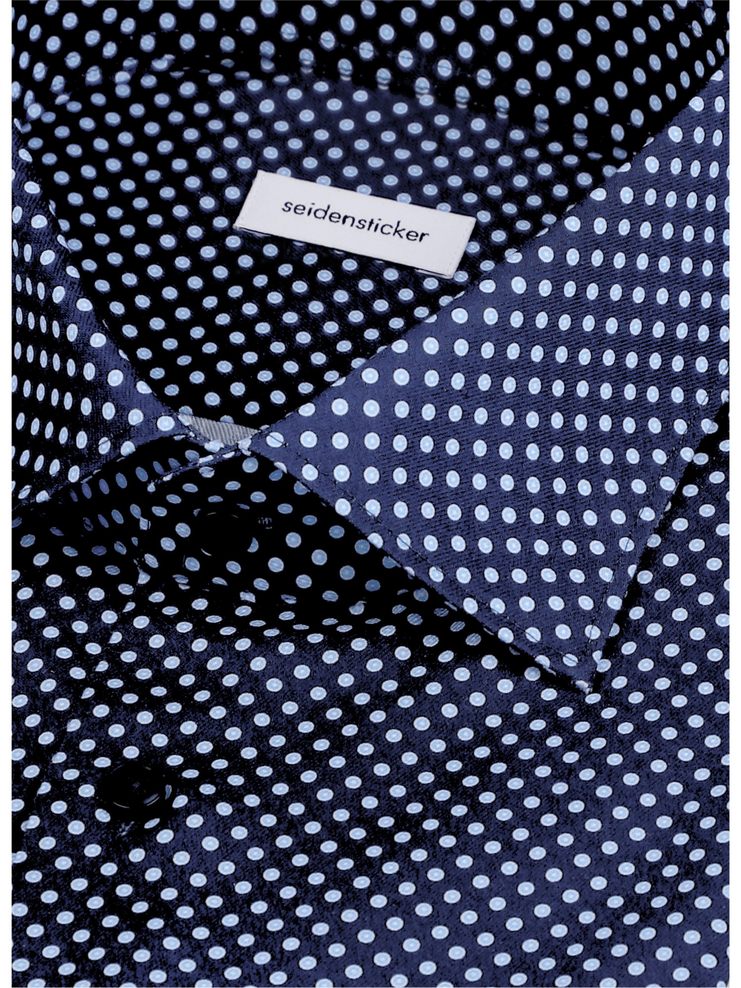 seidensticker Businesshemd »Schwarze Rose«, Slim 1/1 Kentkragen Druck