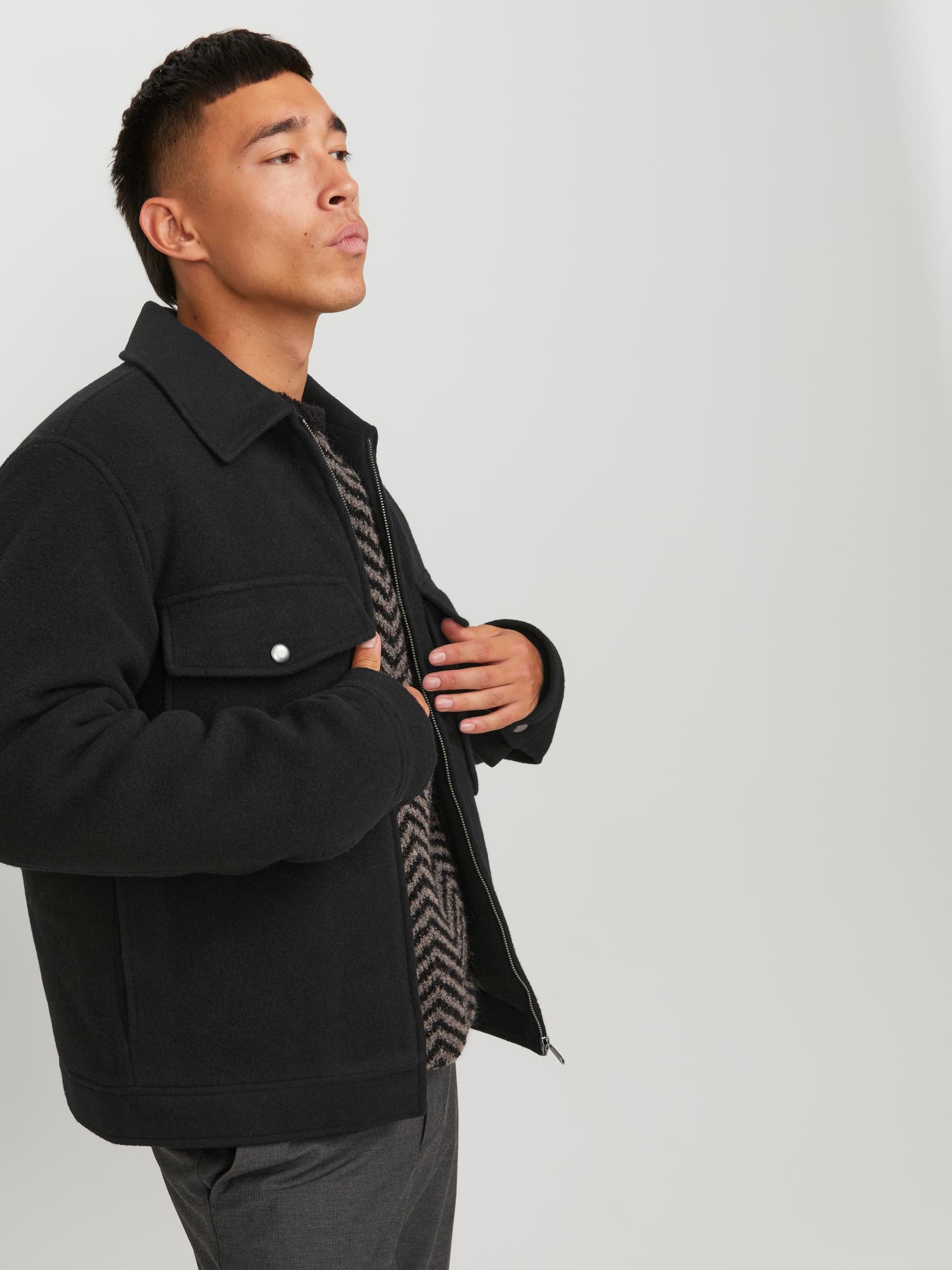 Jack & Jones Kurzjacke »JPRBLUBAXTER WOOL JACKET SN«