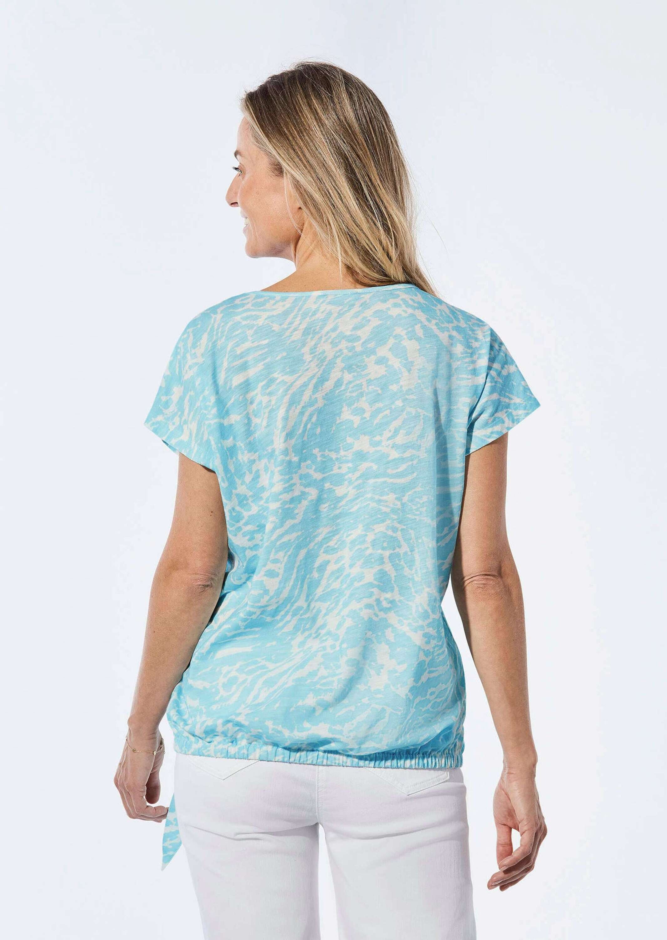 GOLDNER Kurzarmshirt »Shirt mit U-Boot-Ausschnitt«