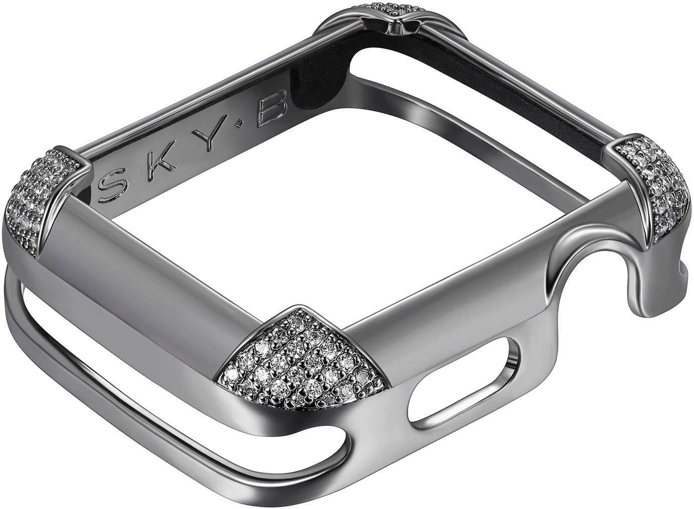 SKY•B Smartwatch-Hülle »PAVÉ CORNERS, W002X42, 42 mm«, Watch