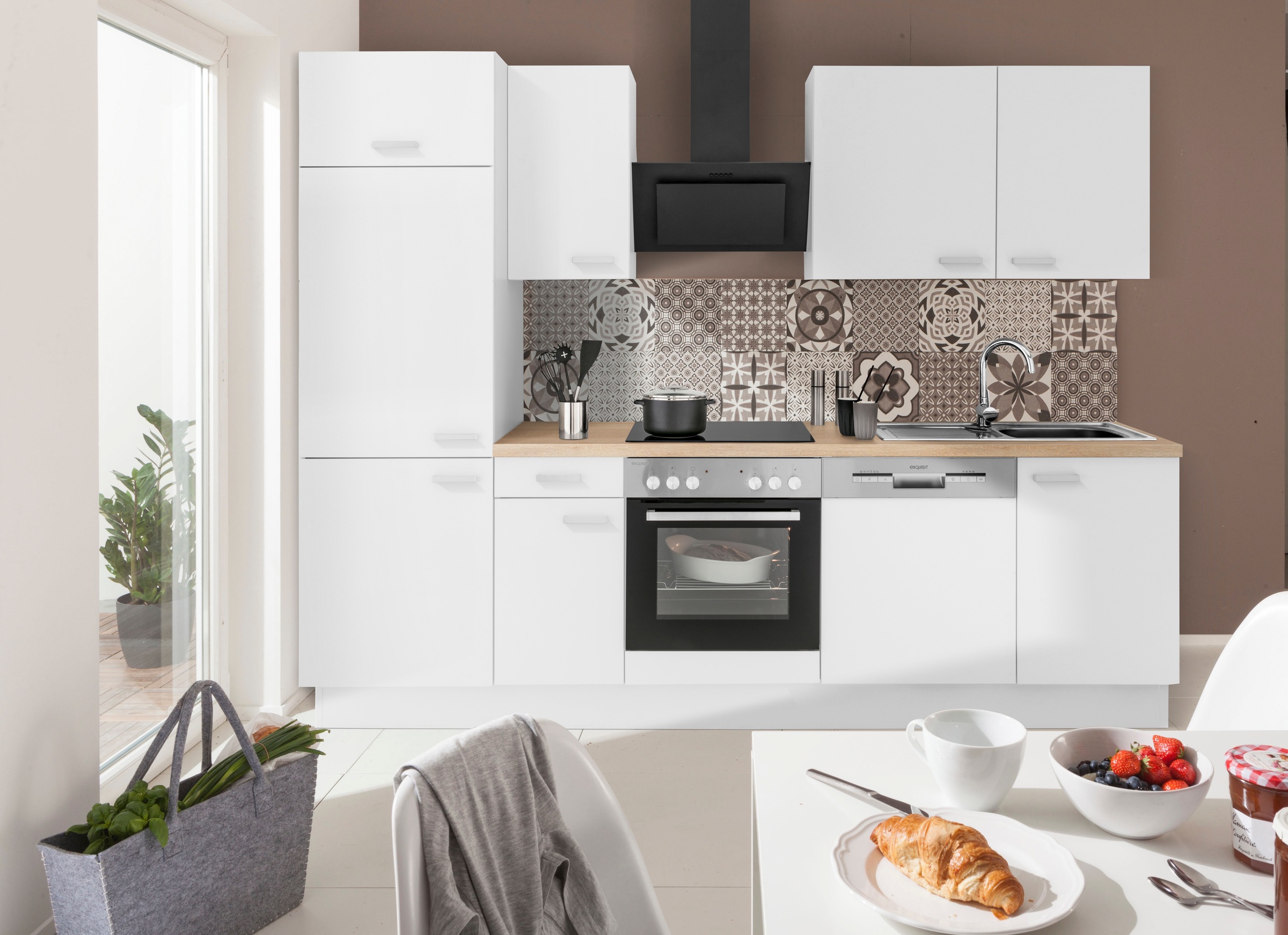 OPTIFIT Küchenzeile »Parma« mit E-Geräten, Breite 270 cm