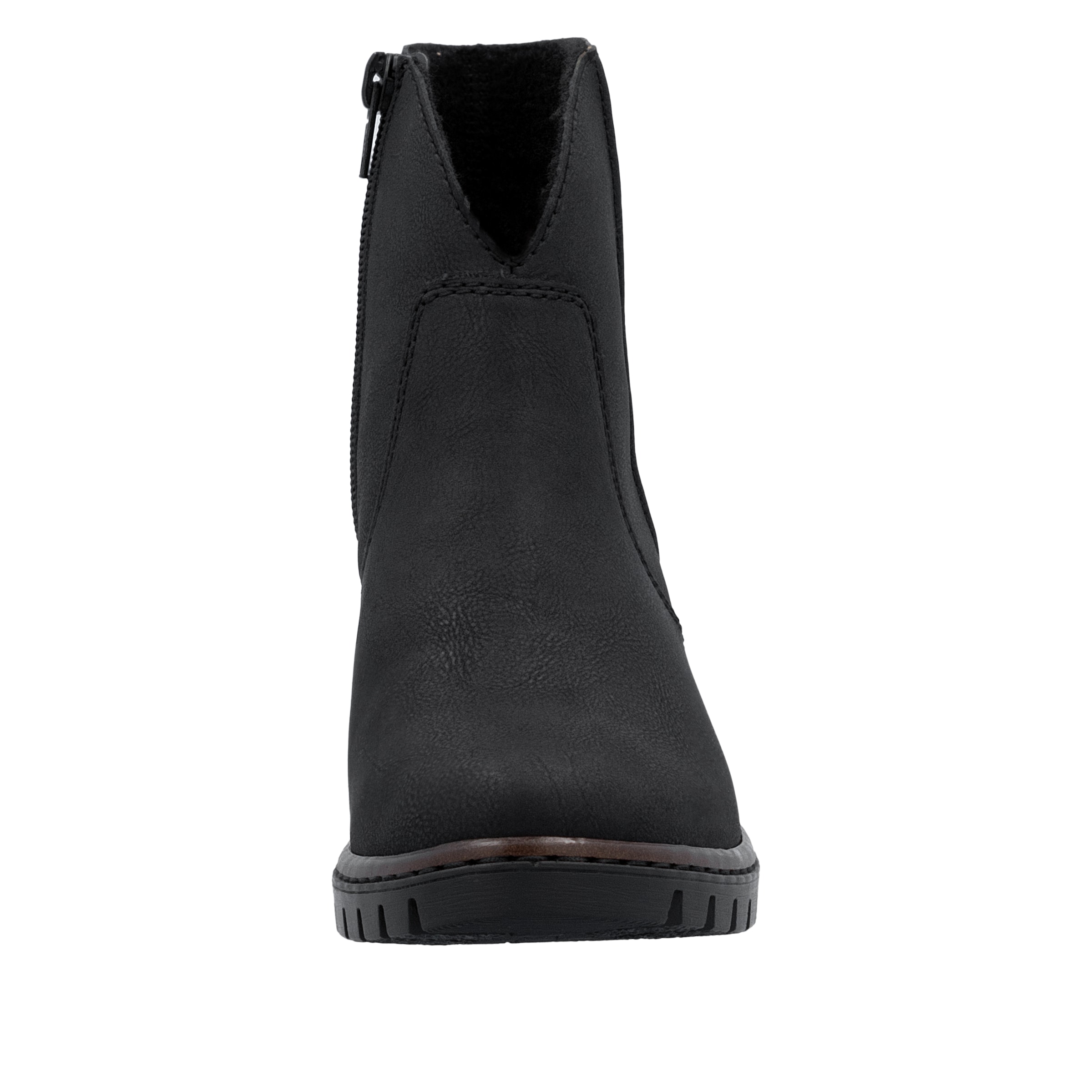 Rieker Ankleboots, Stiefelette, Plateauboots, Blockabsatz, in eleganter Optik