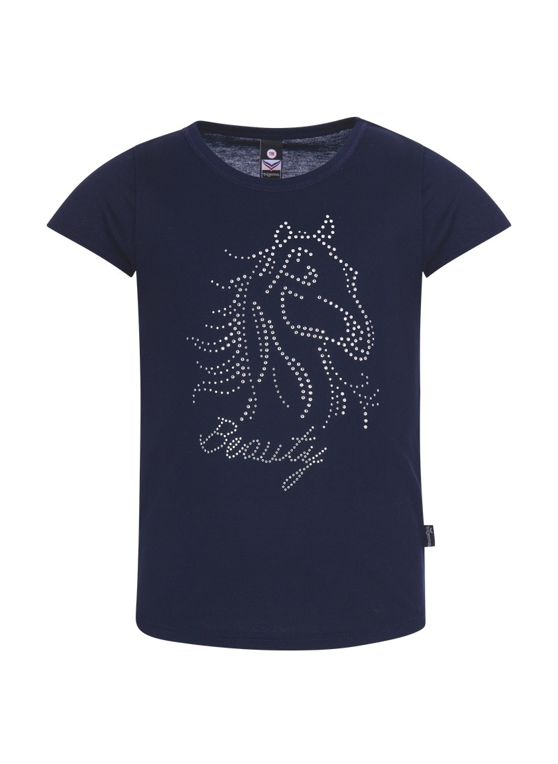 Trigema T-Shirt »TRIGEMA bei OTTO T-Shirt Glitzer-Pferd« mit