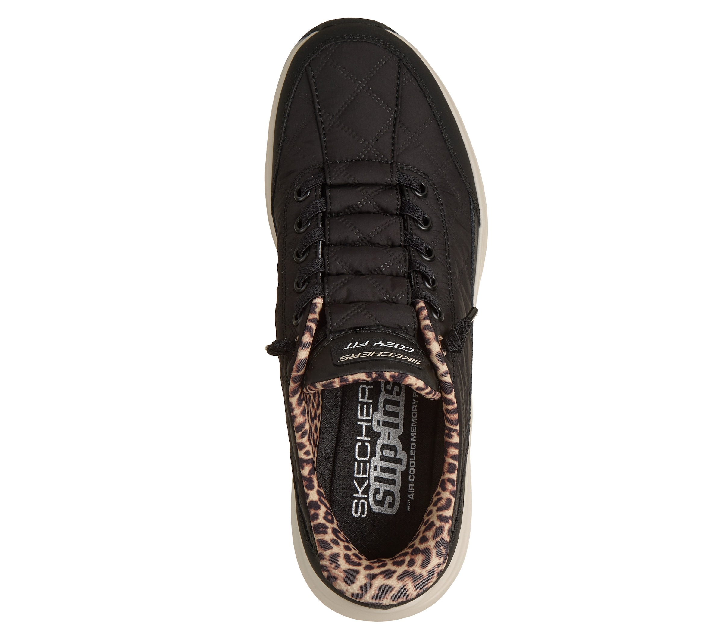 Skechers Slip-On Sneaker »CONTOUR FOAM-LEOPARD DREAM«  Schlupfschuh, Halbschuh, Freizeitschuh mit Animal-Print