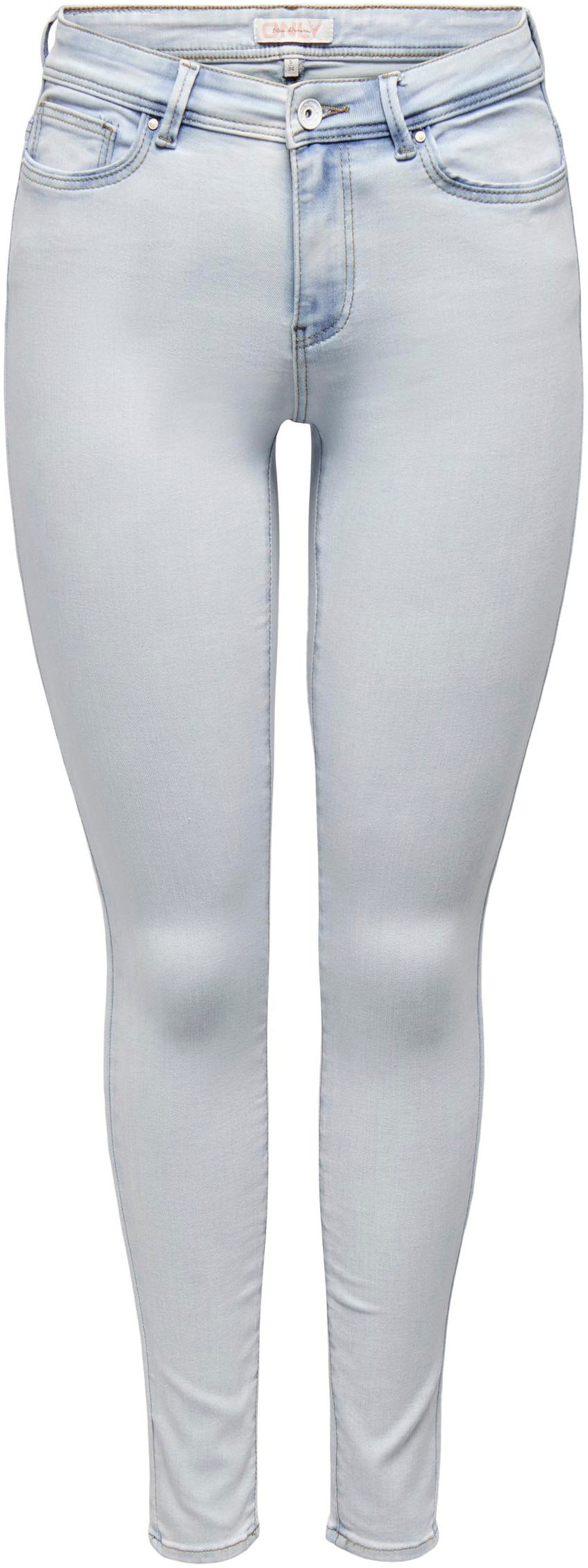 ONLY Skinny-fit-Jeans »ONLWAUW MID SKINNY DEST BJ692«