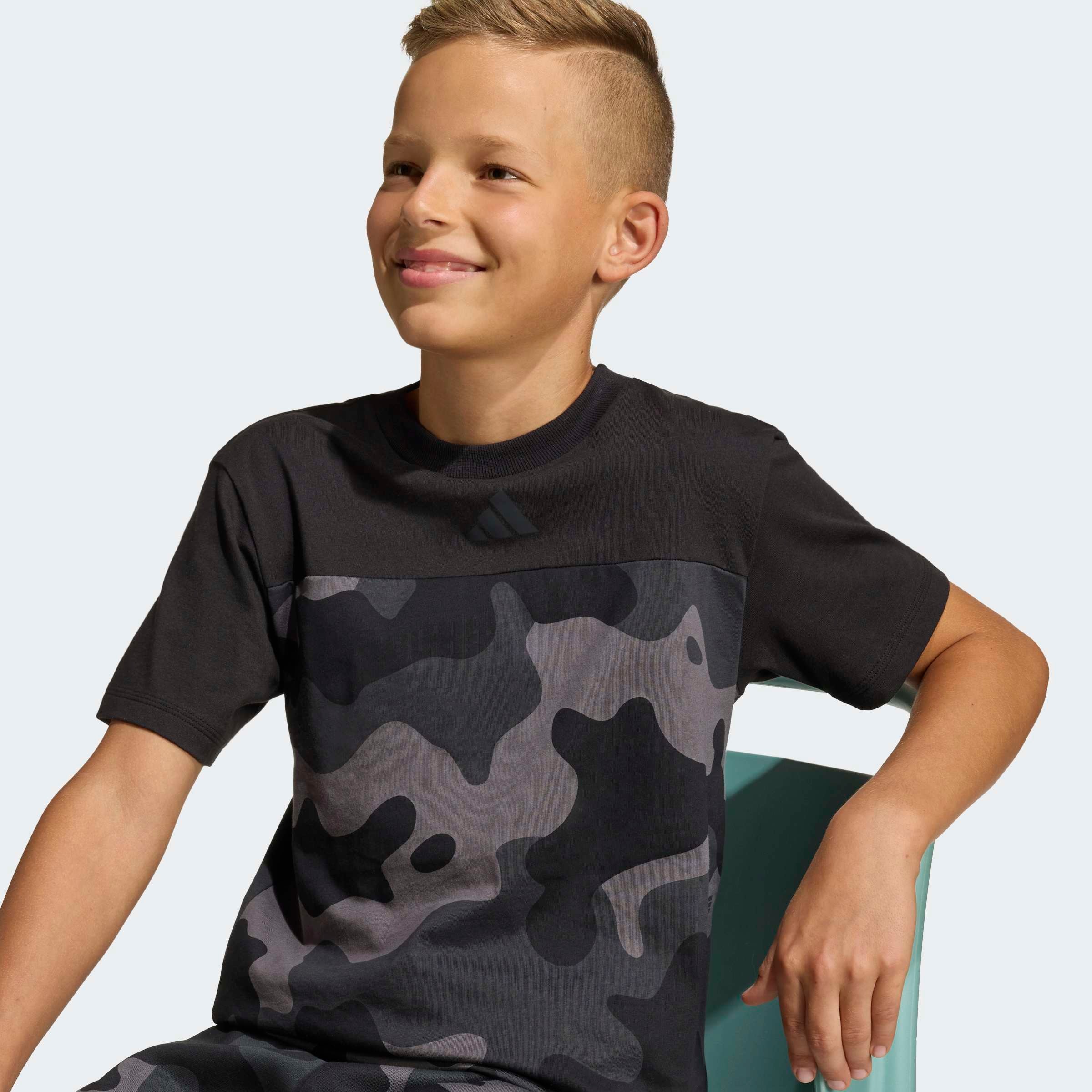 adidas Sportswear T-Shirt »SEASONAL ESSENTIALS CAMO BAUMWOLL- KIDS«