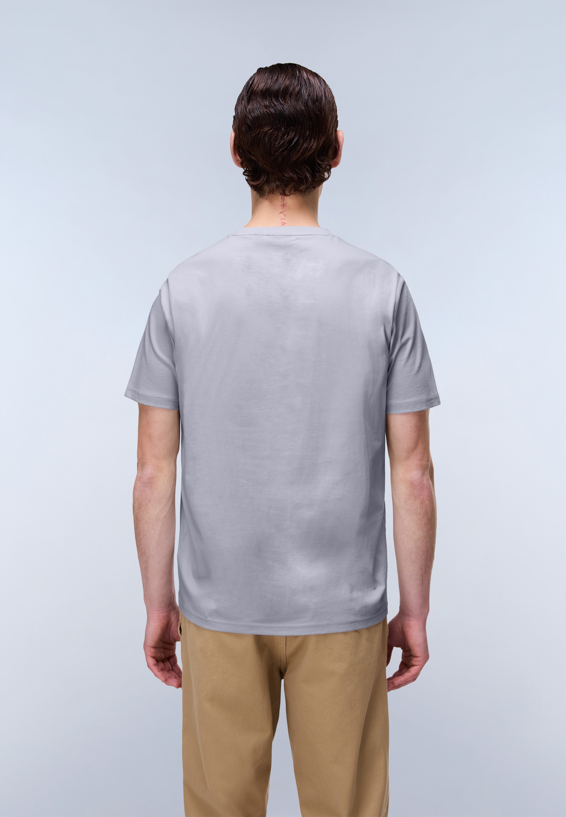 Napapijri T-Shirt »SALIS SS SUM SHARK SKIN HCB« Kurzarm, mit Rundhalsausschnitt, unifarben, aus Baumwolle