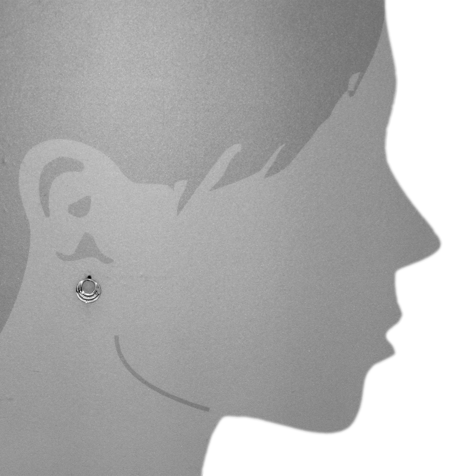 OSTSEE-SCHMUCK Paar Ohrstecker »- Ruby - Silber 925/000 - Zirkonia«