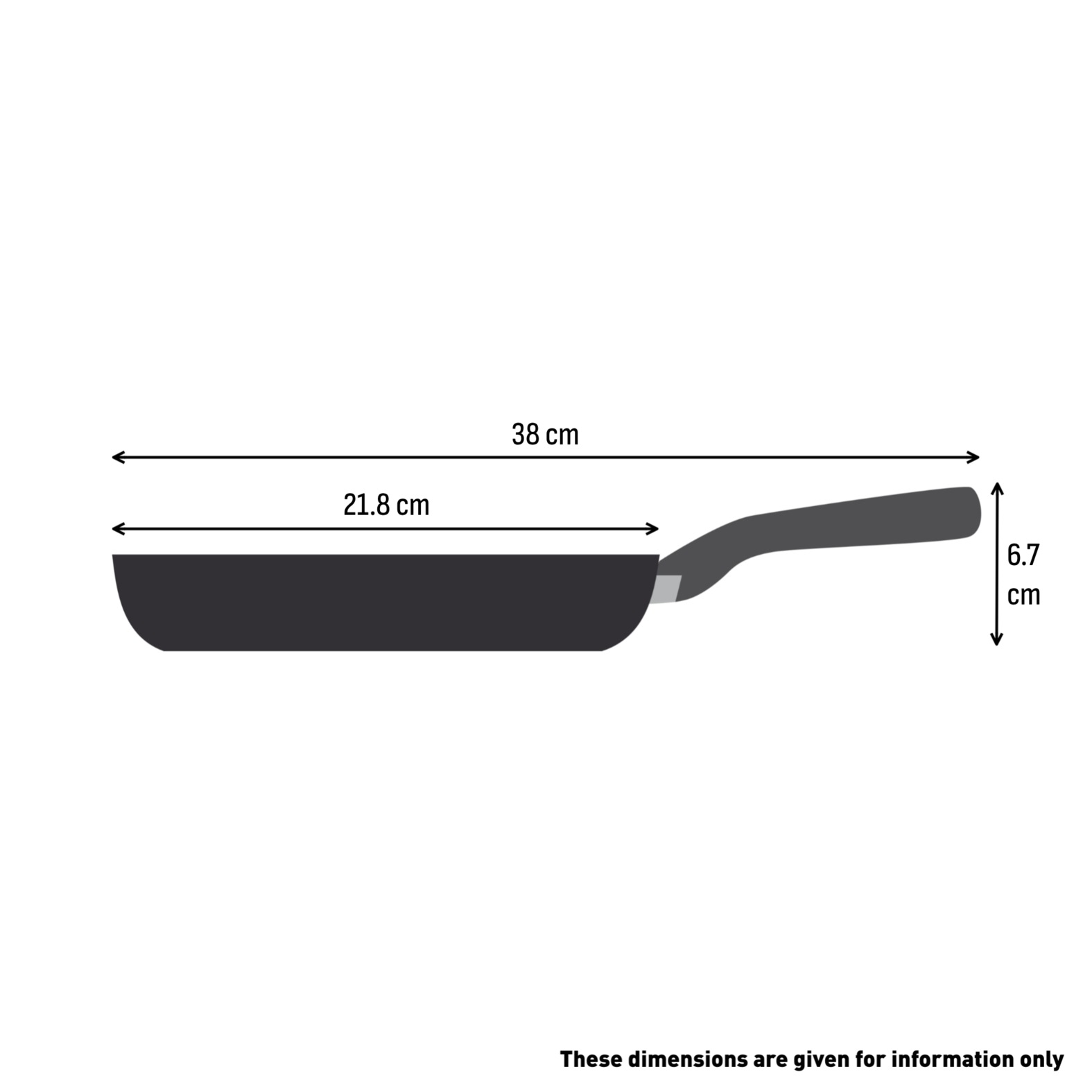 Tefal Bratpfanne »Experience Unbreakable« Aluminium 1 tlg. FusionCore Antihaftversiegelung, Induktion, Temperaturanzeiger