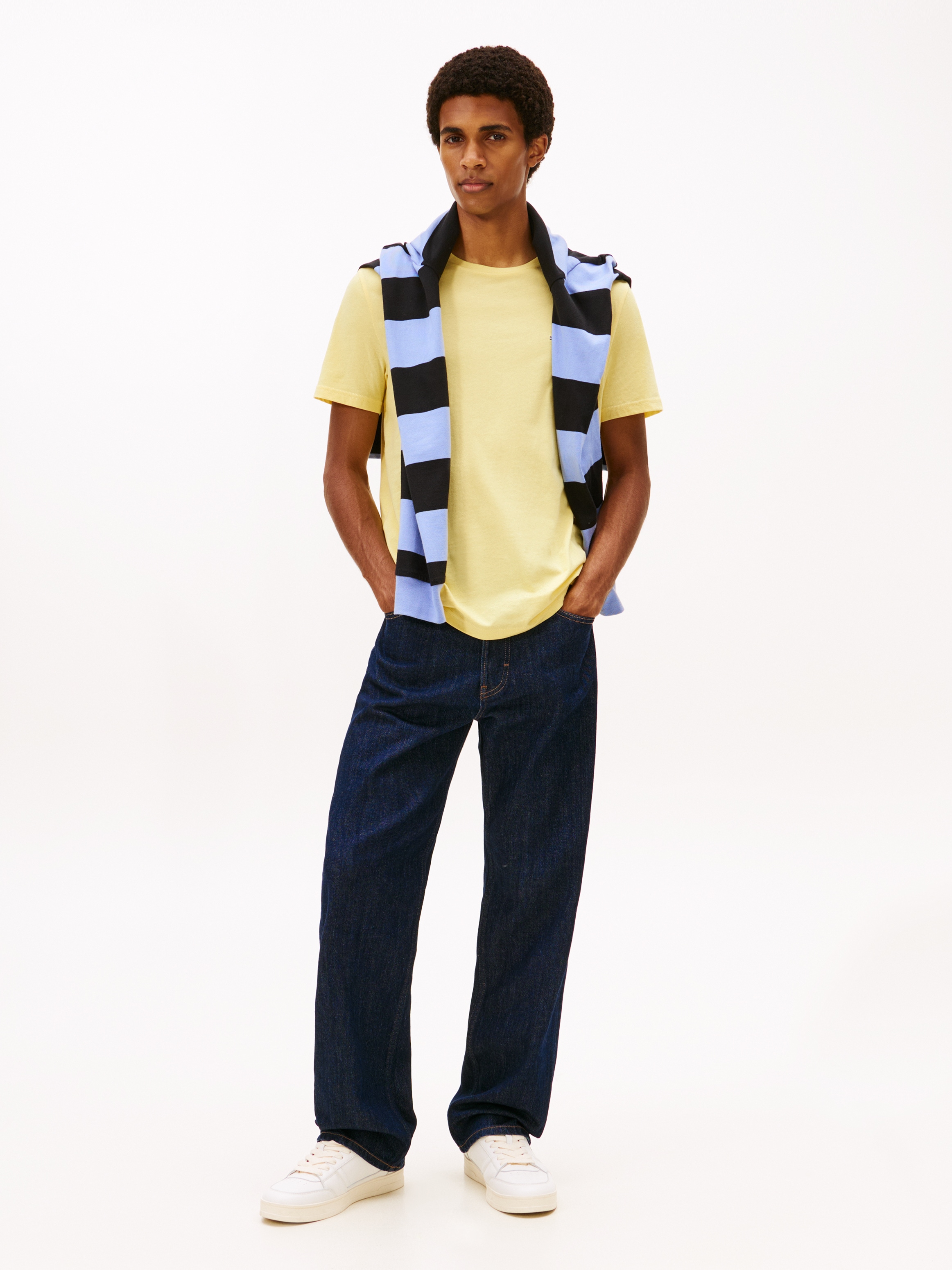 Tommy Jeans T-Shirt »TJM EXTRA SLIM 3 PACK« Packung, 3 Mit Rundhalsausschnitt