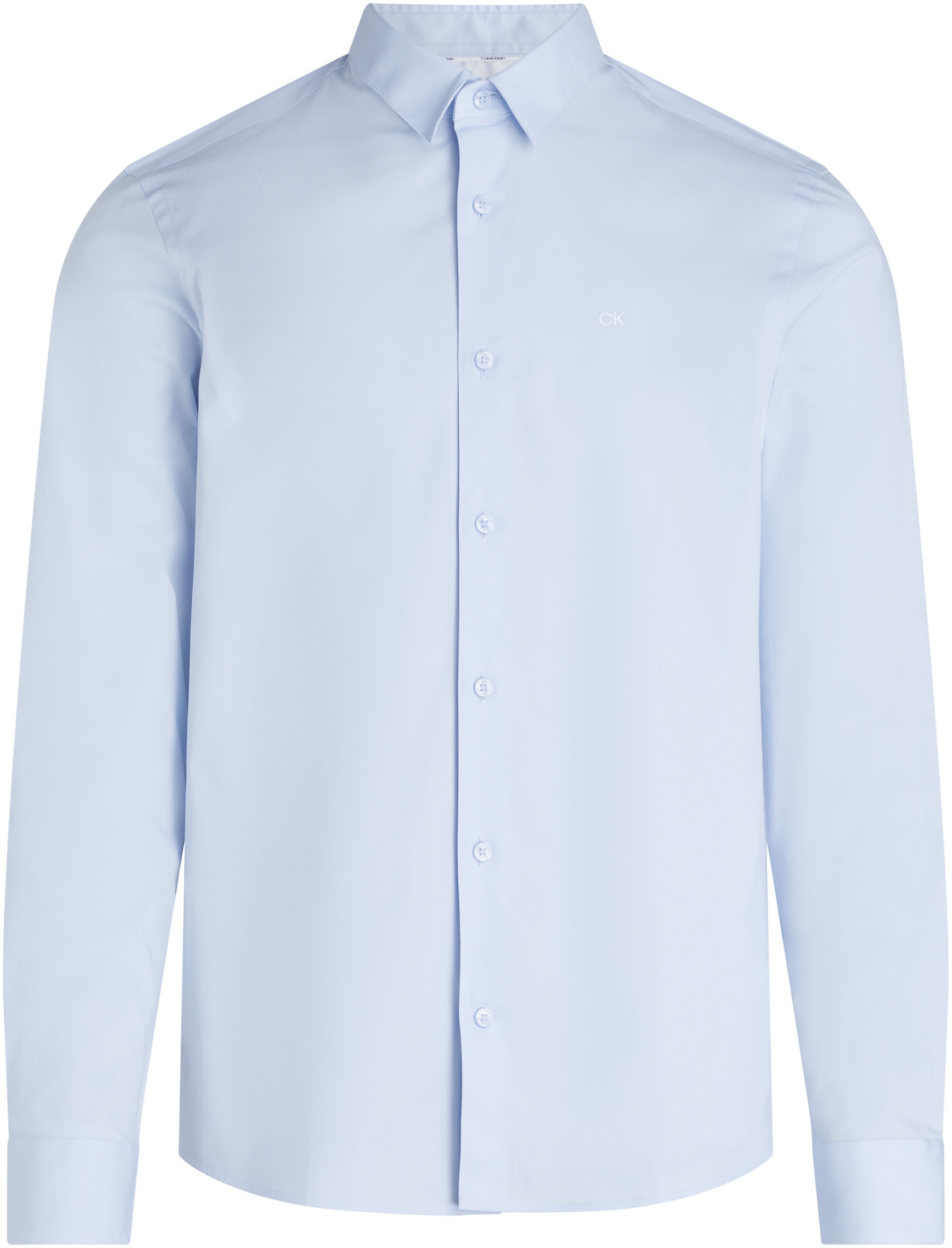 Calvin Klein Businesshemd »STRETCH POPLIN SLIM SHIRT«, mit Calvin Klein Logo auf der Brust