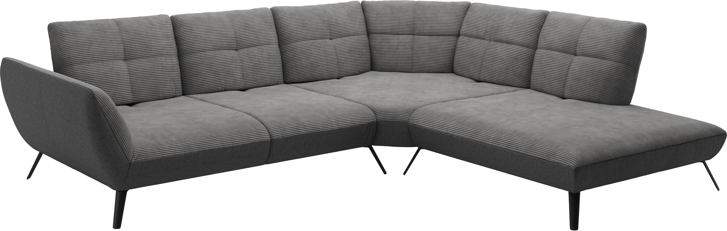 Places of Style Ecksofa »Mikado L-Form«, inkl. Sitztiefenverstellung und Armteilverstellung